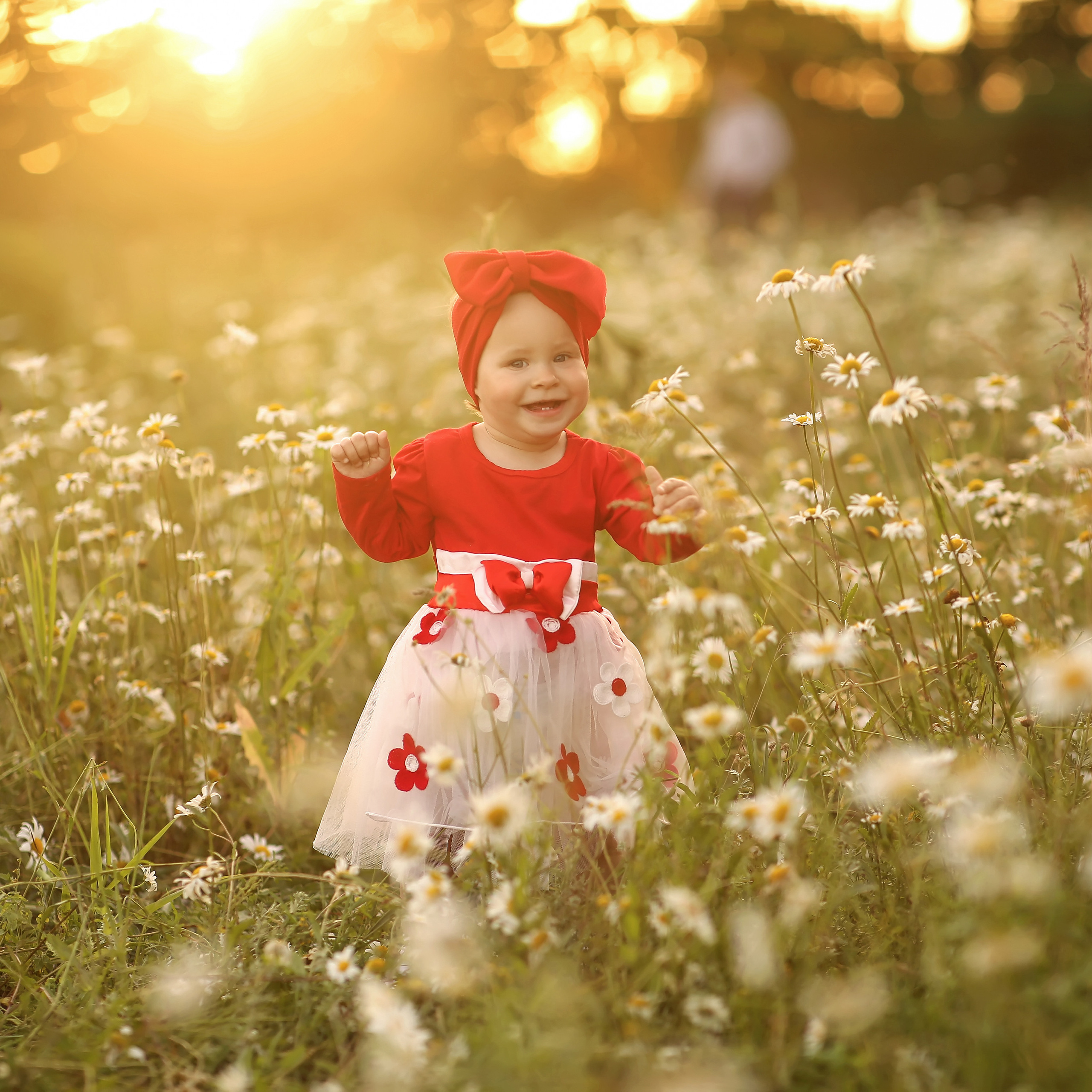 Ромашки Викуся, Настя, Толик