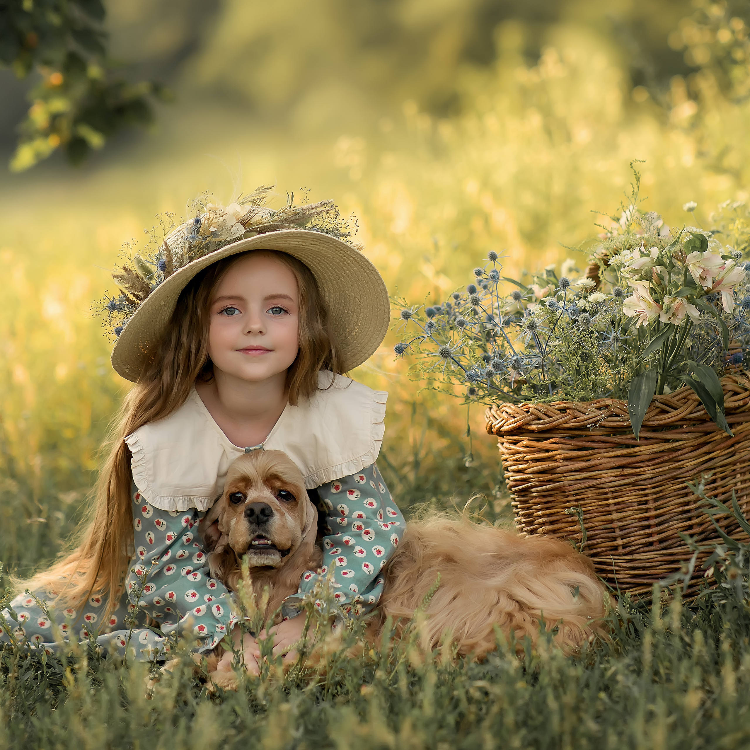 Полина с собачкой