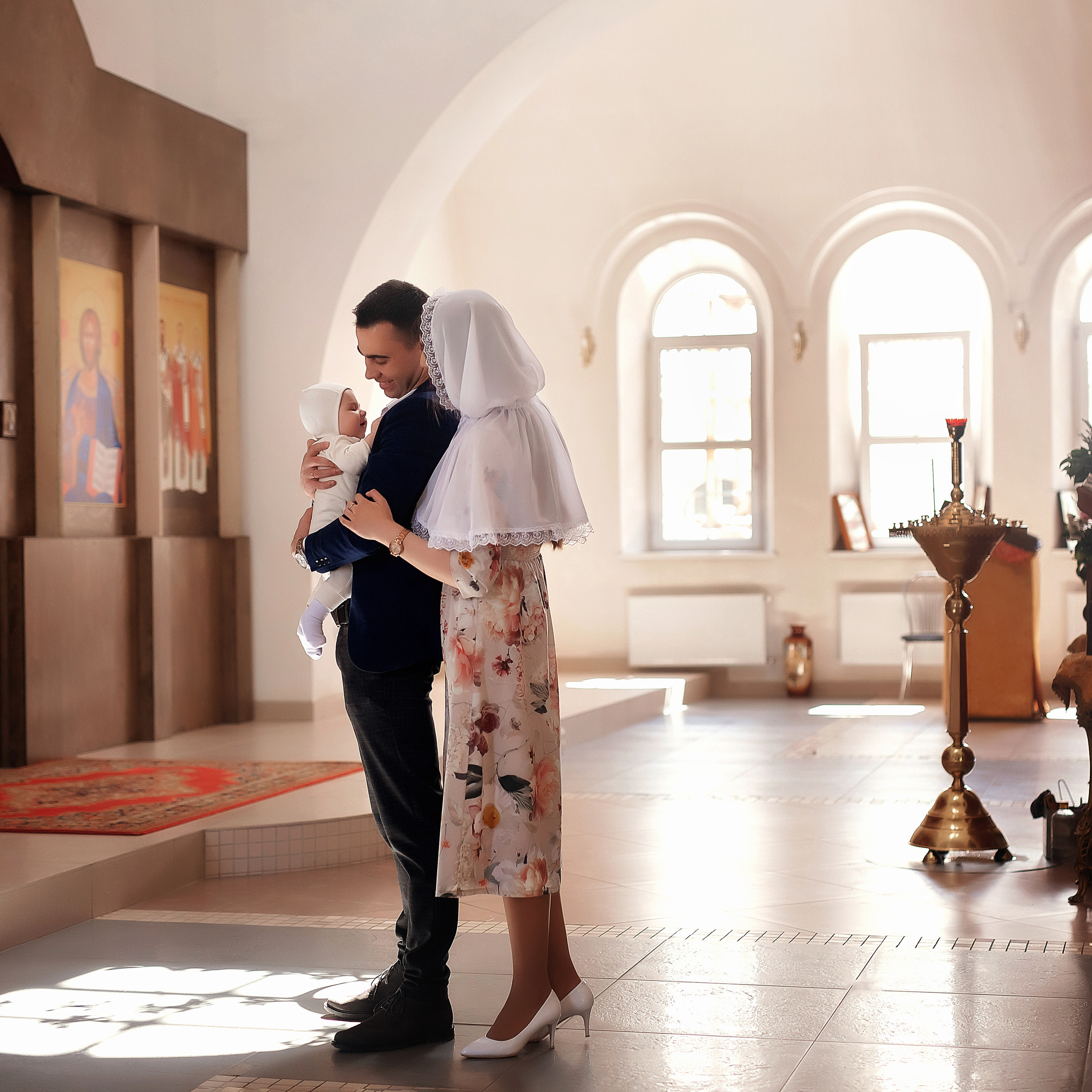 Крещение Анисии Храм Трех Святых