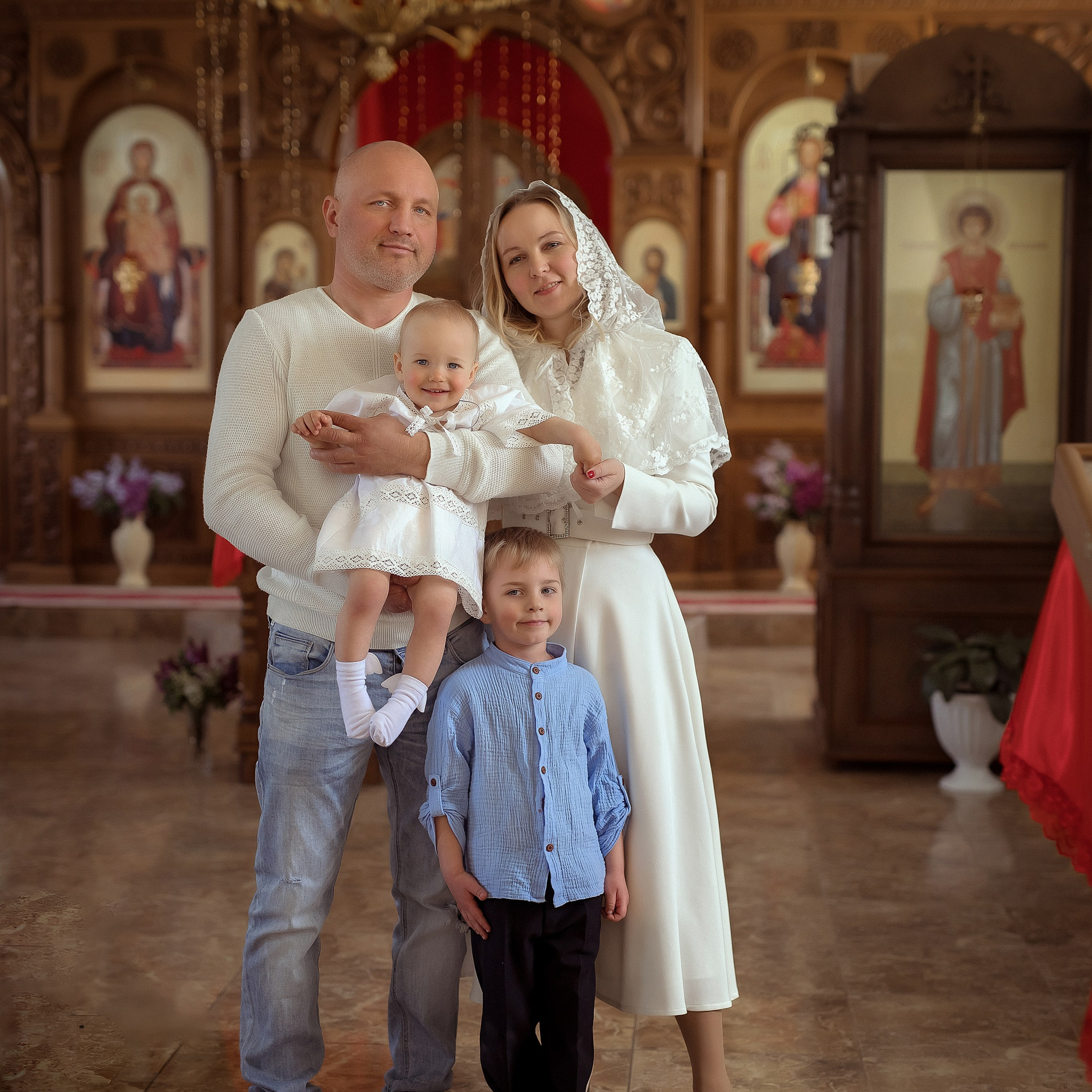 Крещение Андрея Церковь Богоявления Господня