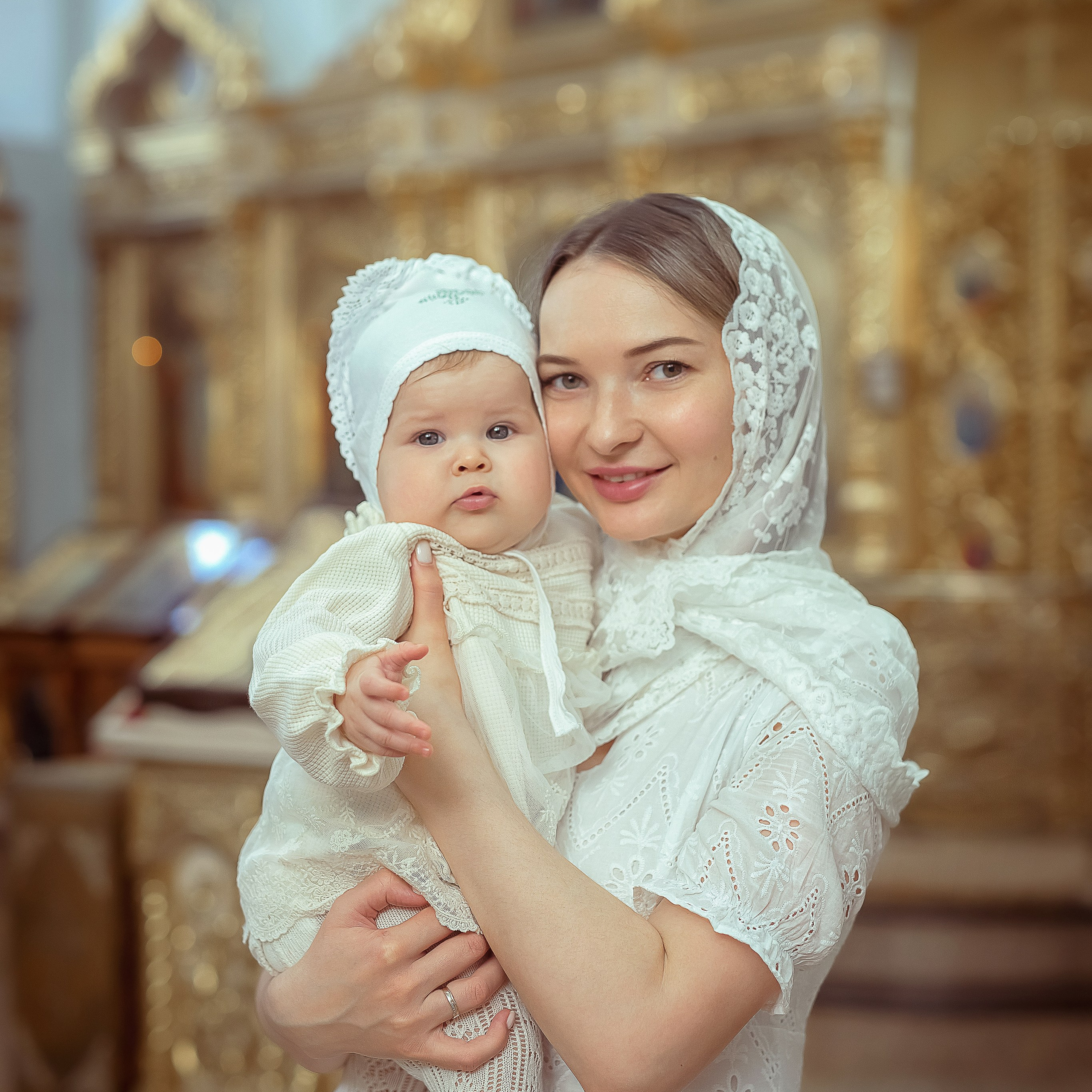 Крещение Полины Храм Андрея Первозванного