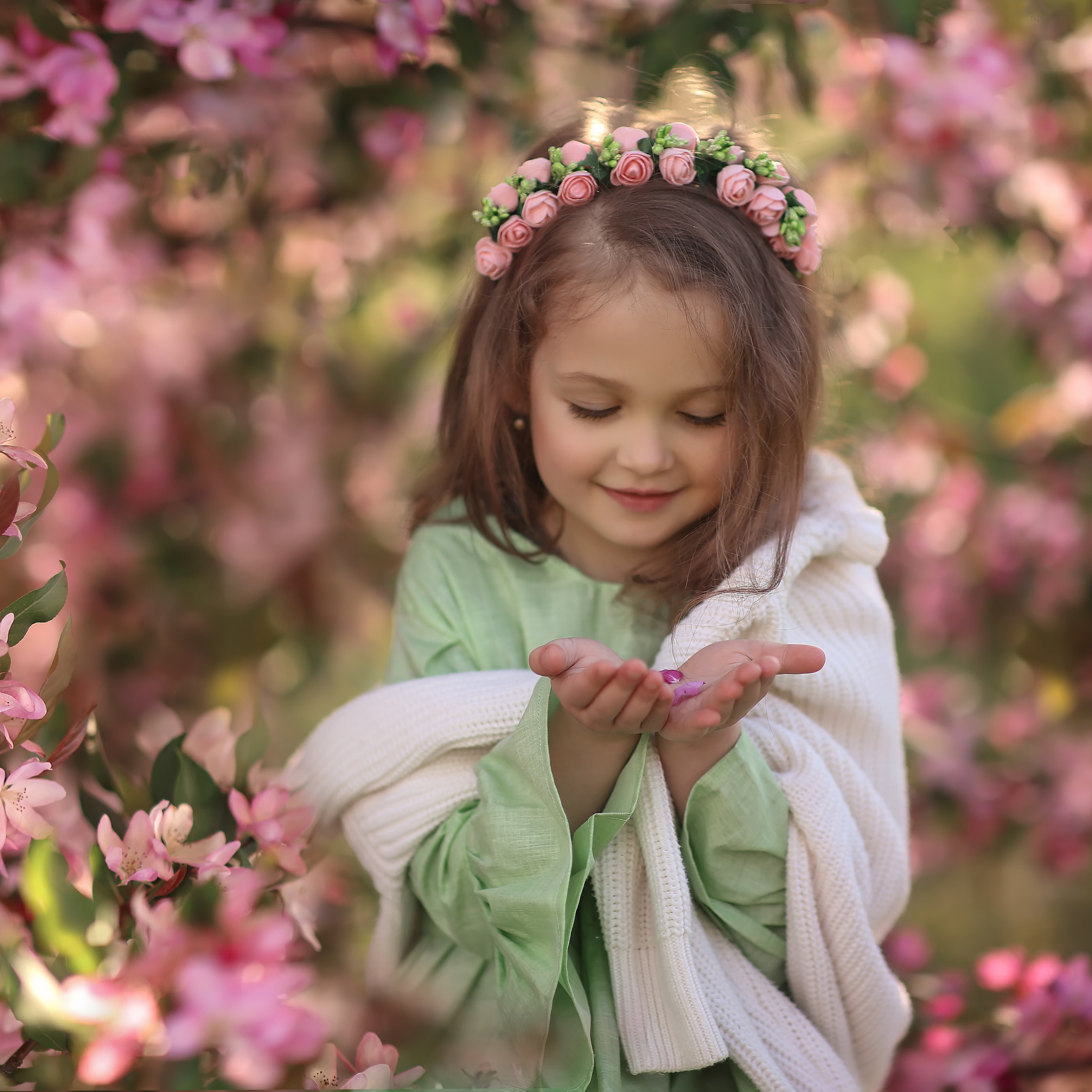 Карина Розовая яблоня