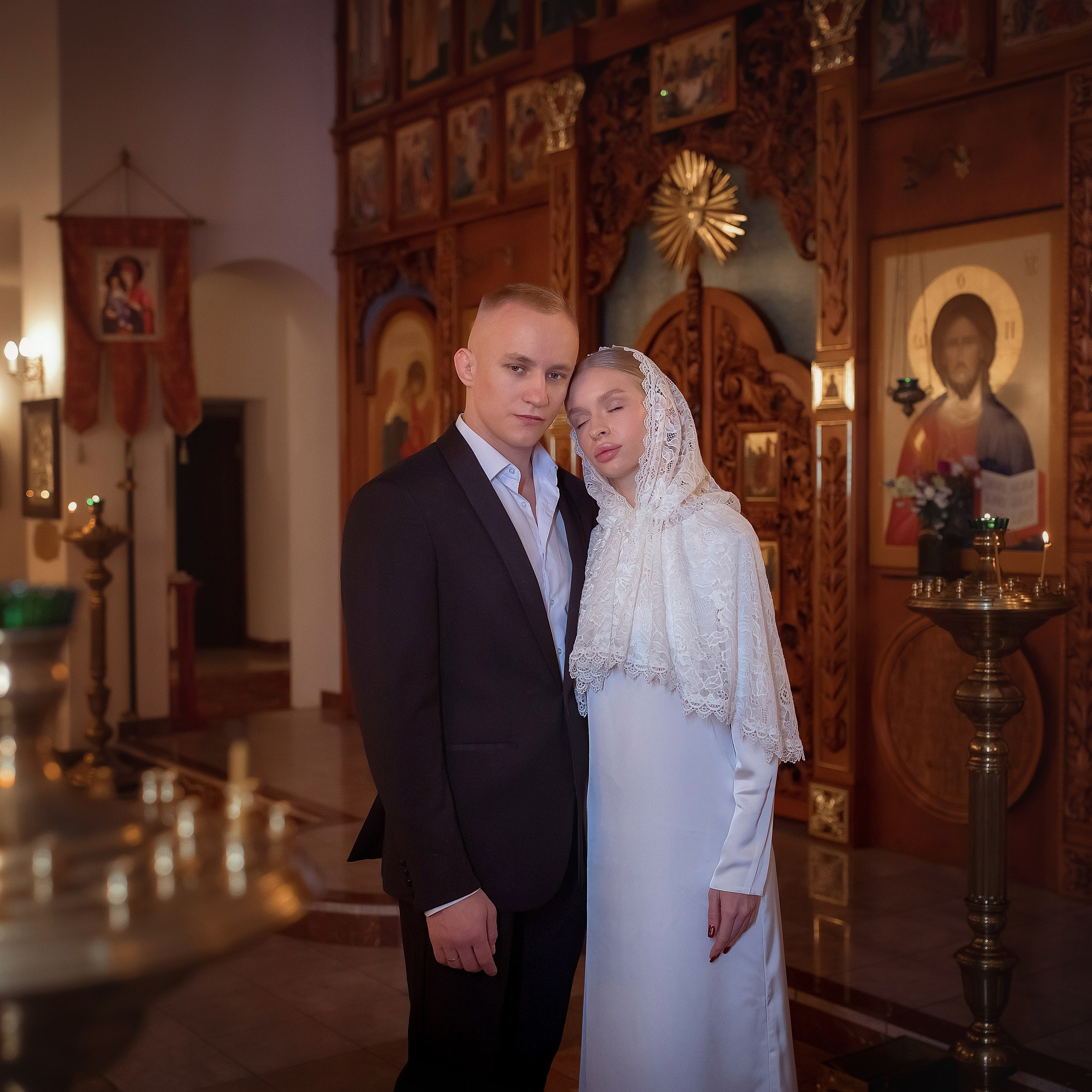 Венчание Дарьи и Семёна Храм Дмитрия Донского