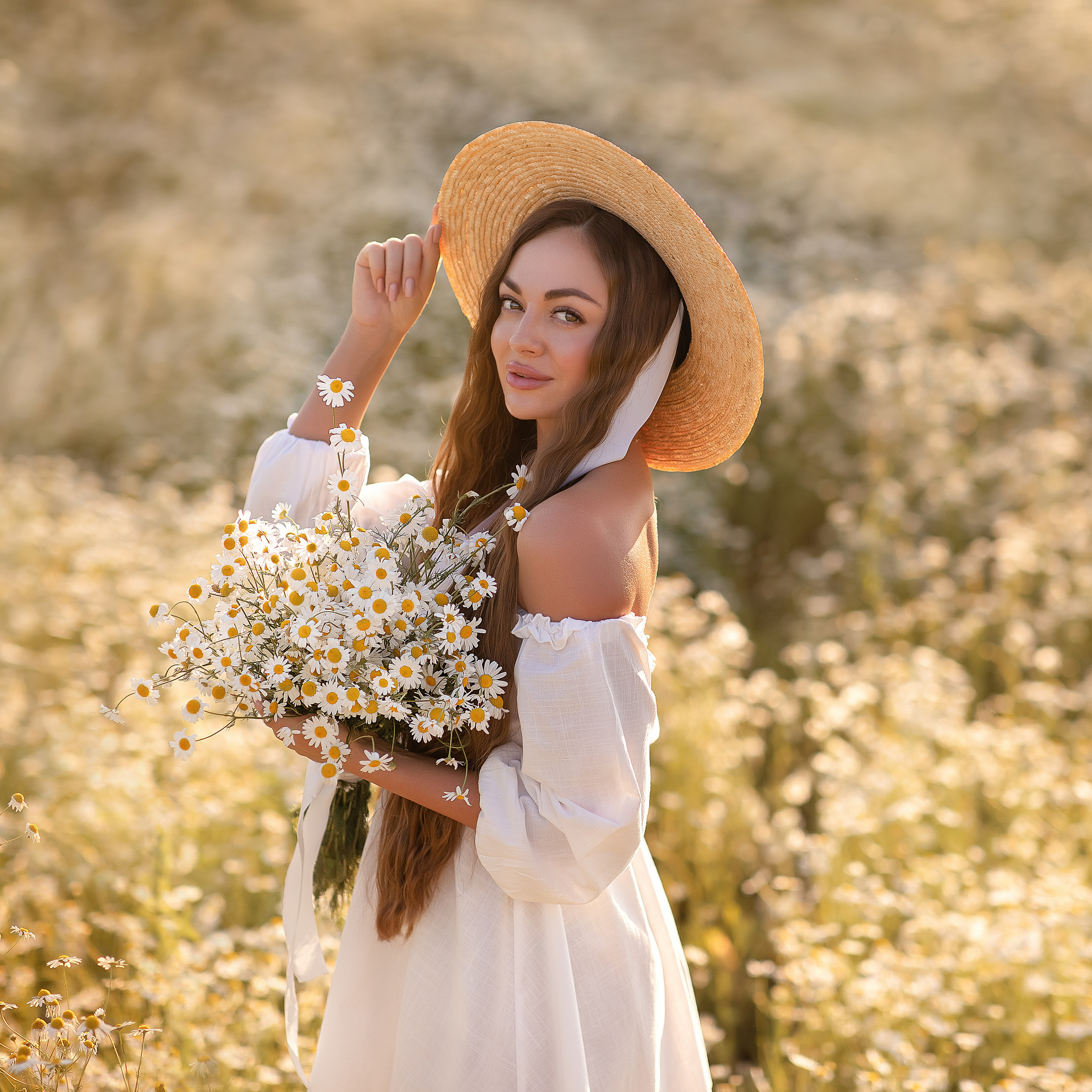 Люба ромашки