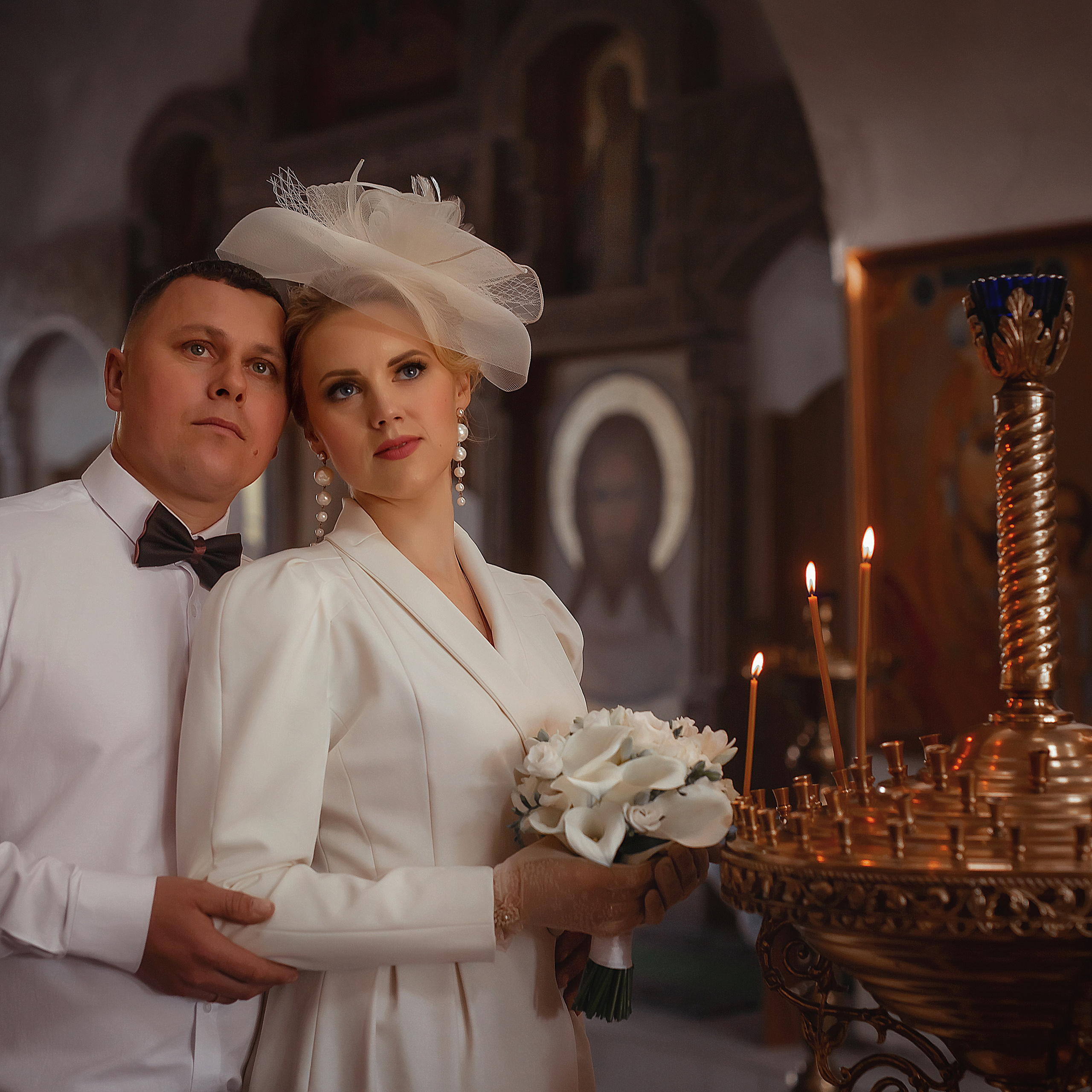 Венчание Сергея и Ксении Тихвино-Онуфриевский храм