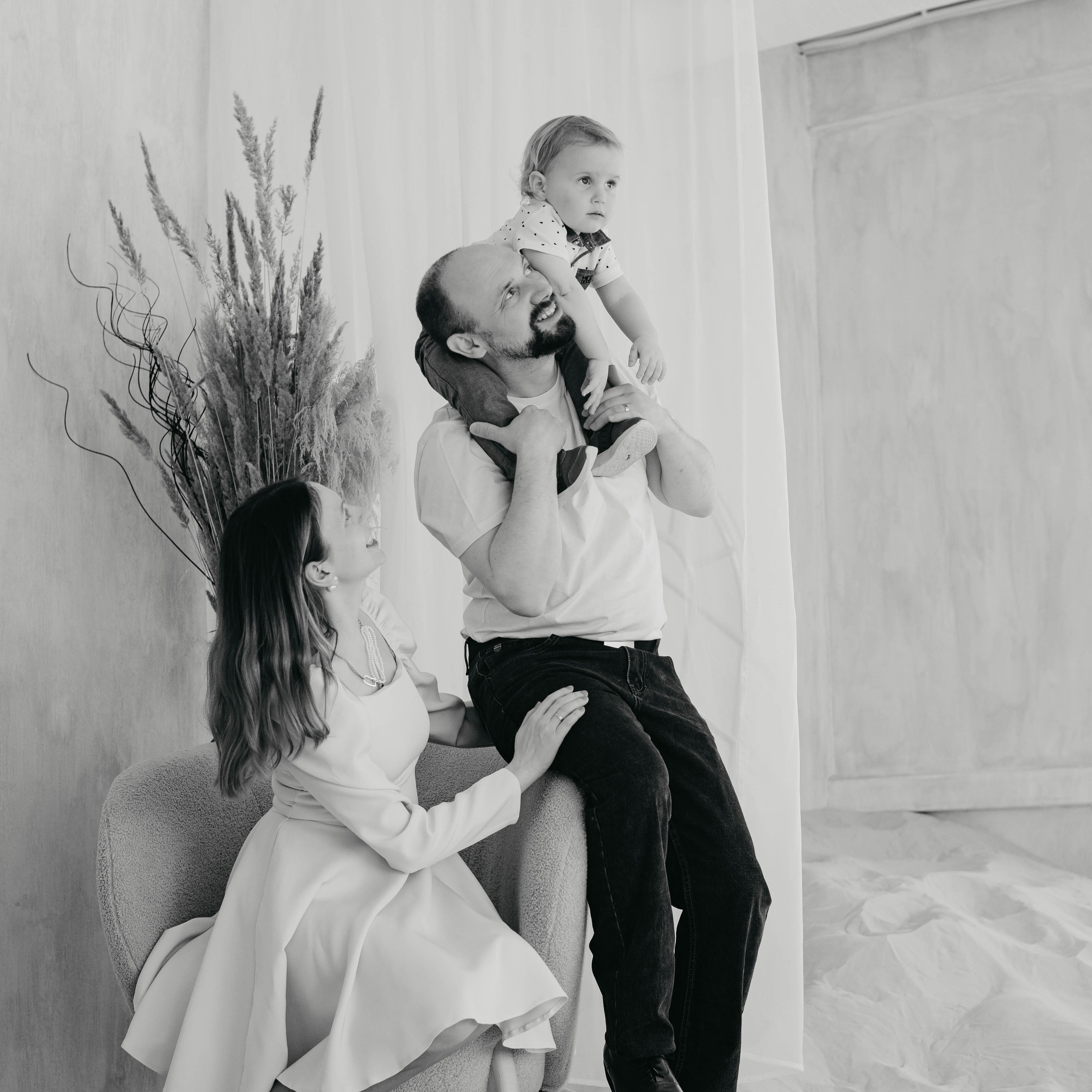 Кристина, Андрей и Миша