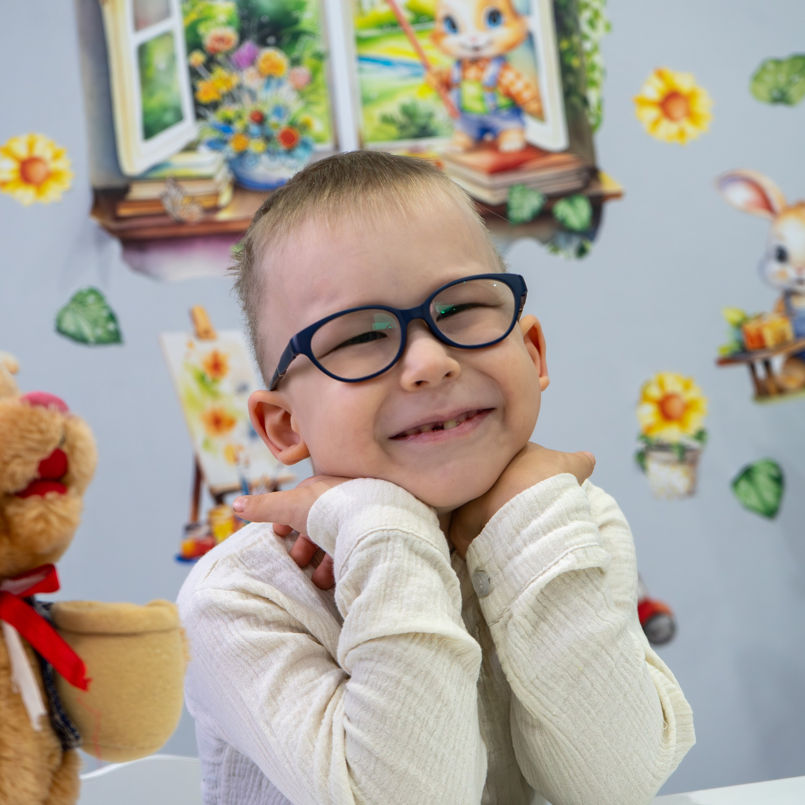 Детская фотоссесия в логопедическом кабинете