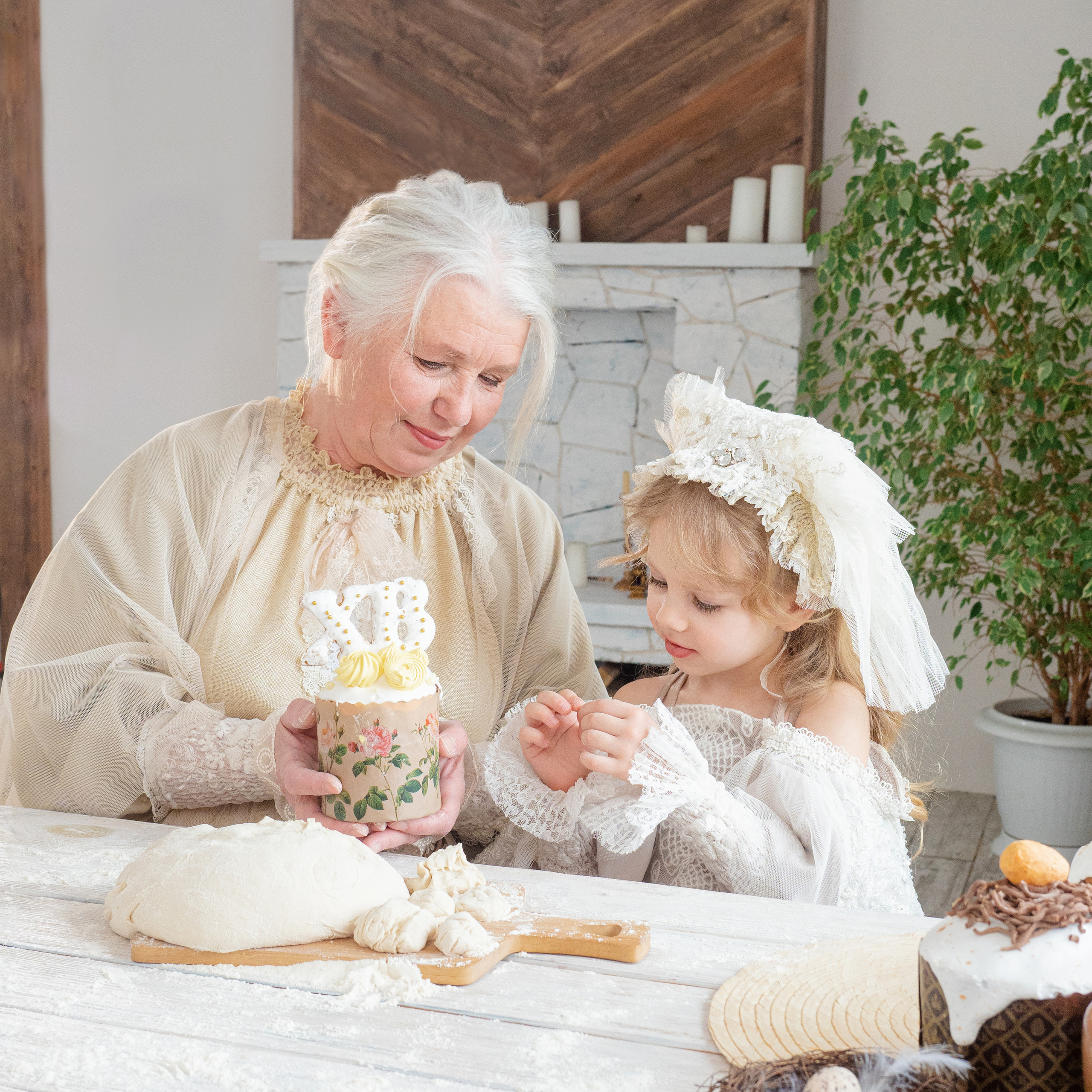 Бабушка и внучка