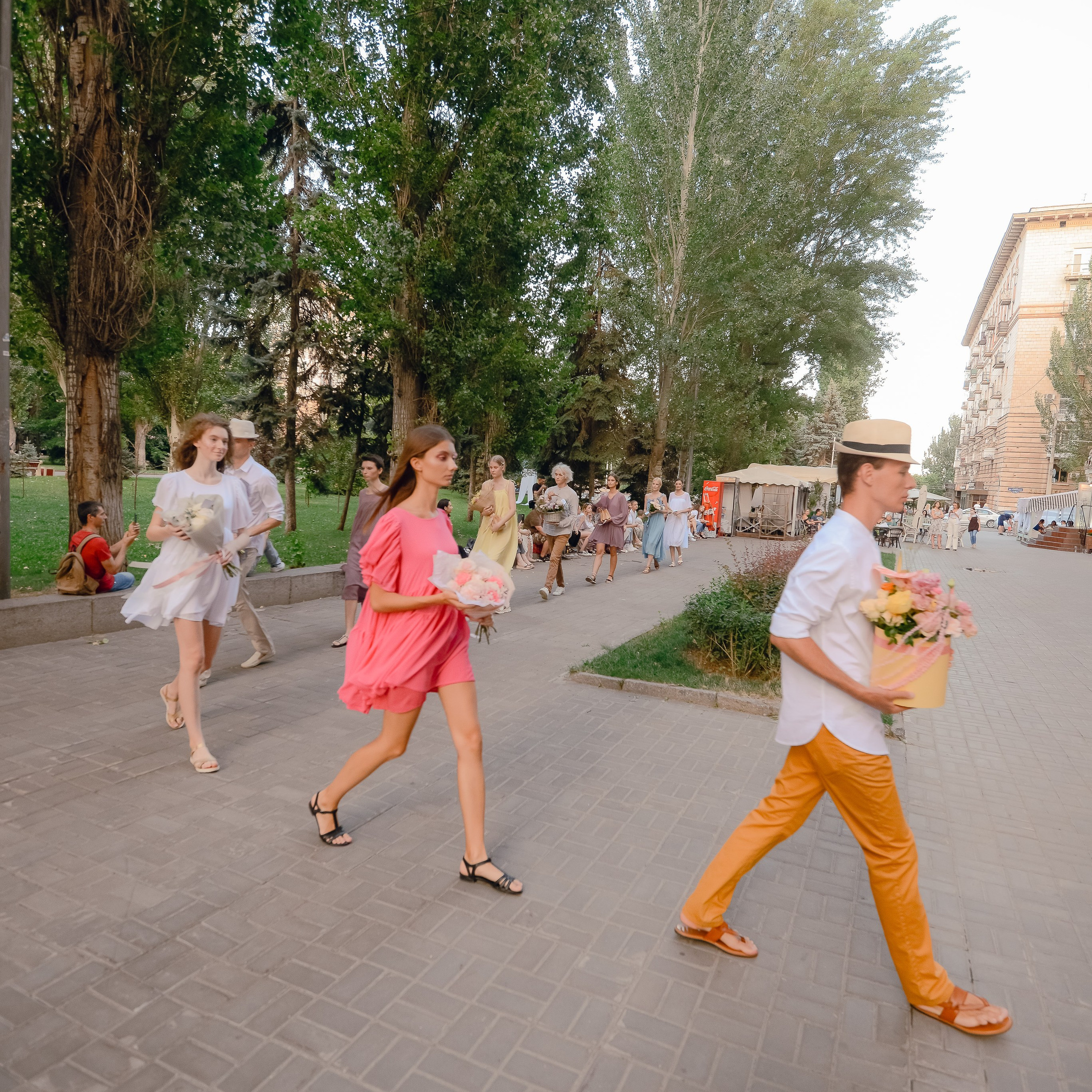 Репортаж с модного показа в ковидные времена. Фотограф Диана Одинцова в Волгограде