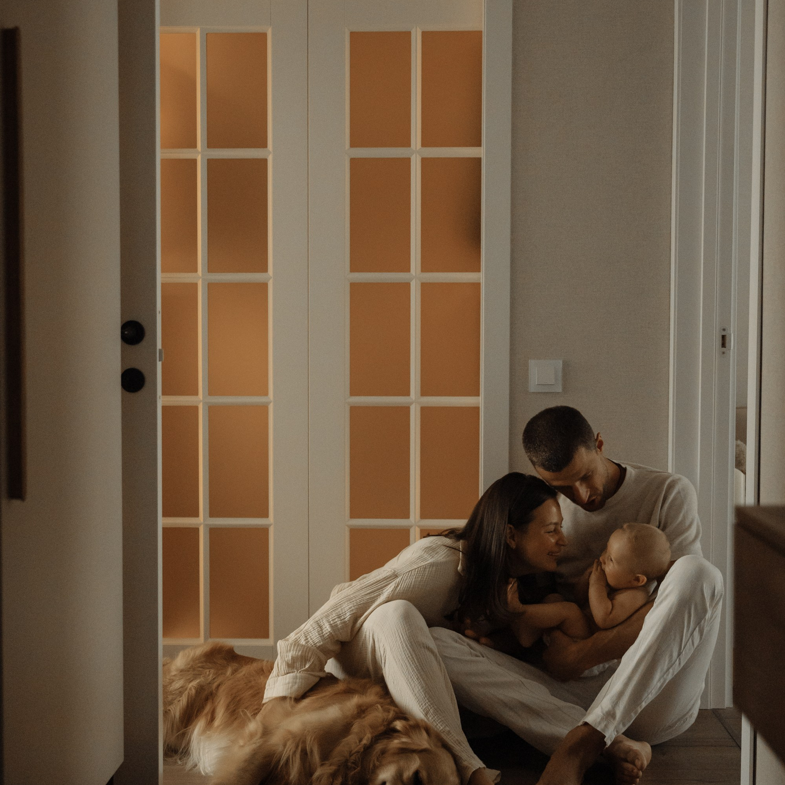 Евгения Тимофей маленький Демид и Симба