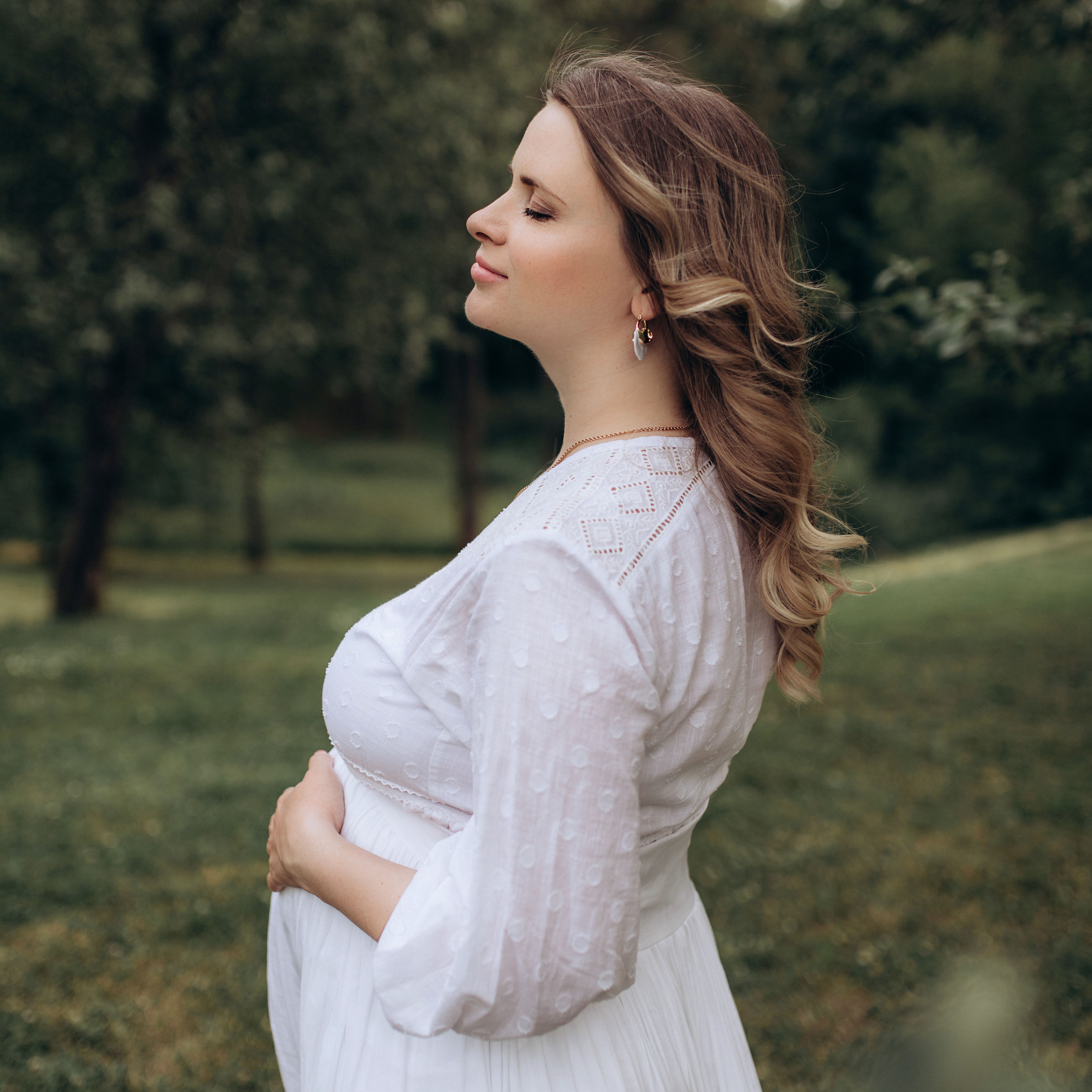 На природе