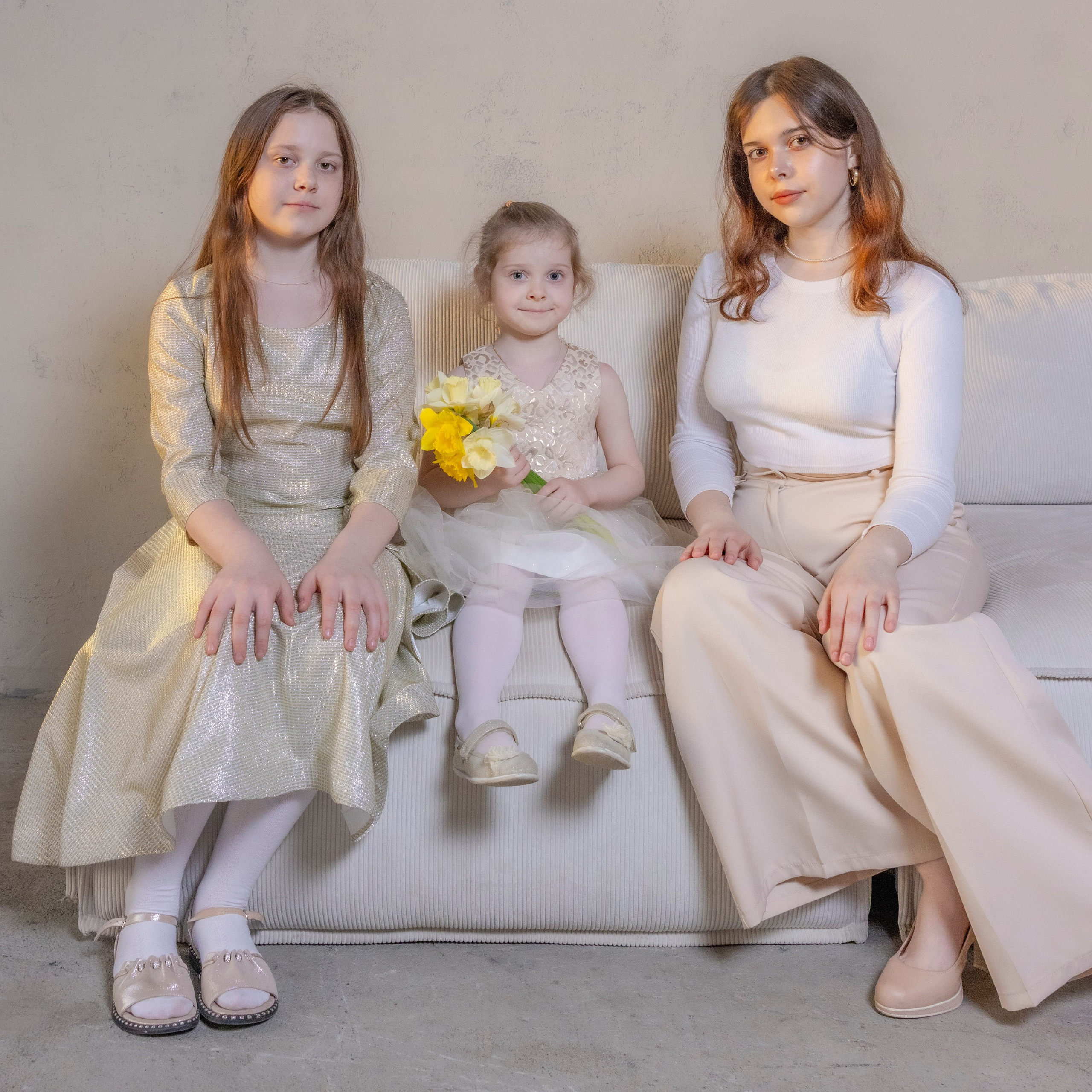 Студийная фотосъемка в золотой час