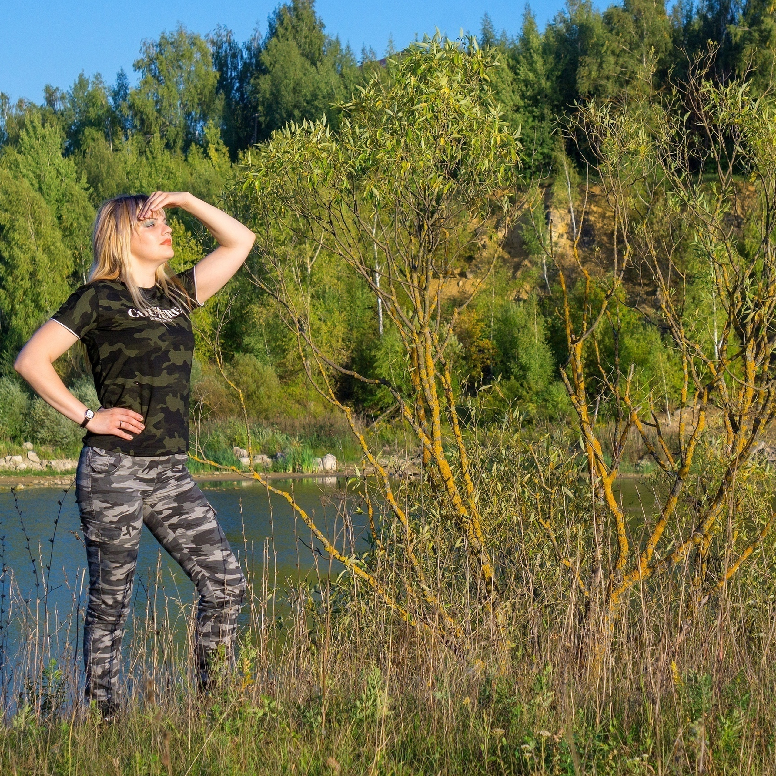 Фотосессия на природе (карьер Барсуки, город Тула).