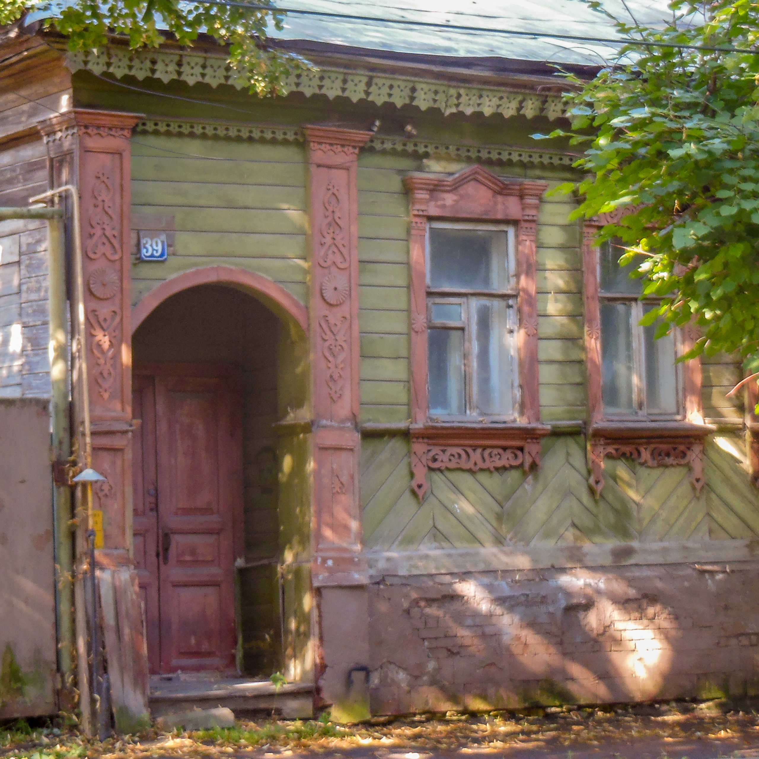 Тула делевянная. Наличники, избушки, старые дома…