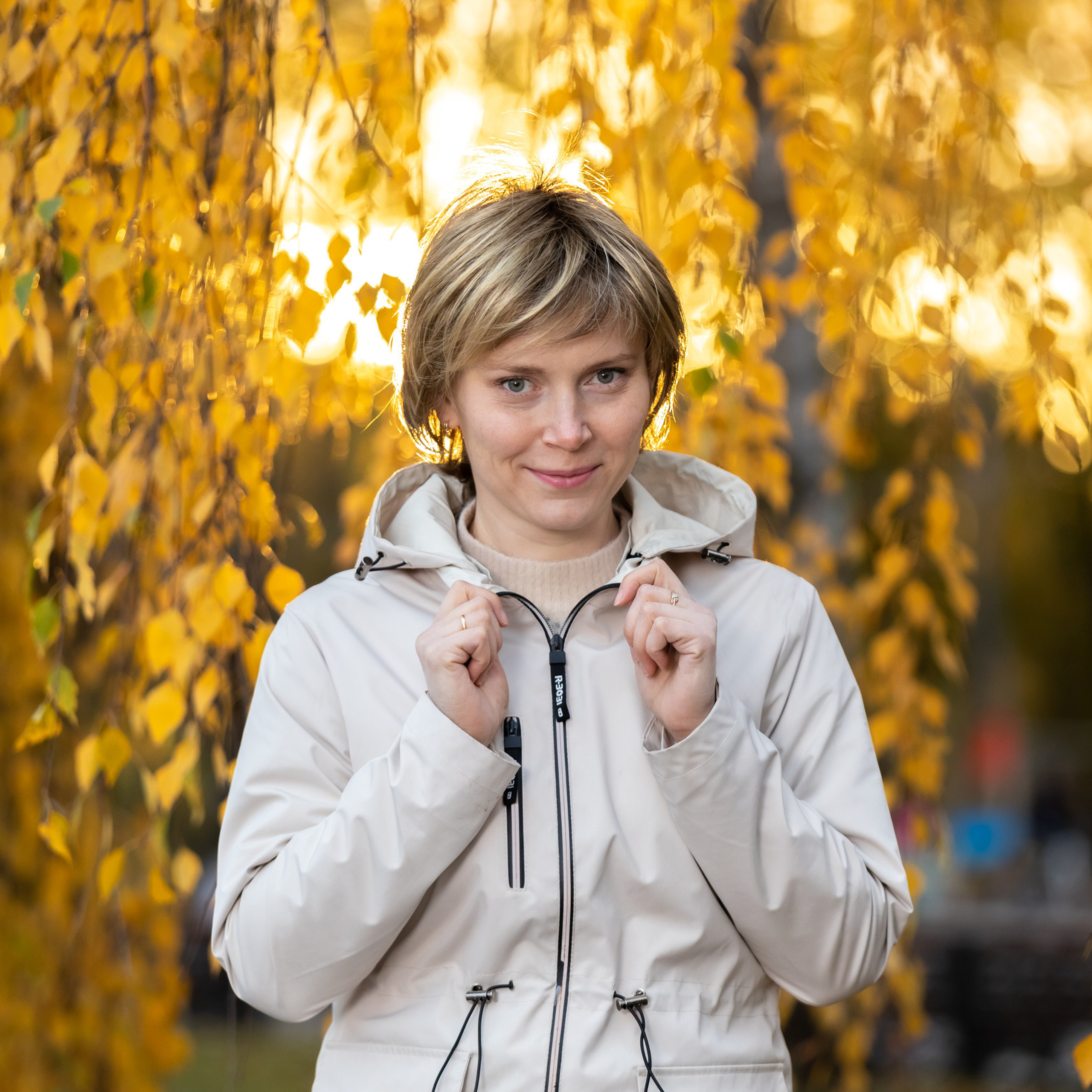 Золотая осень, фотосессия за 10 минут вечером. «Золотой час».