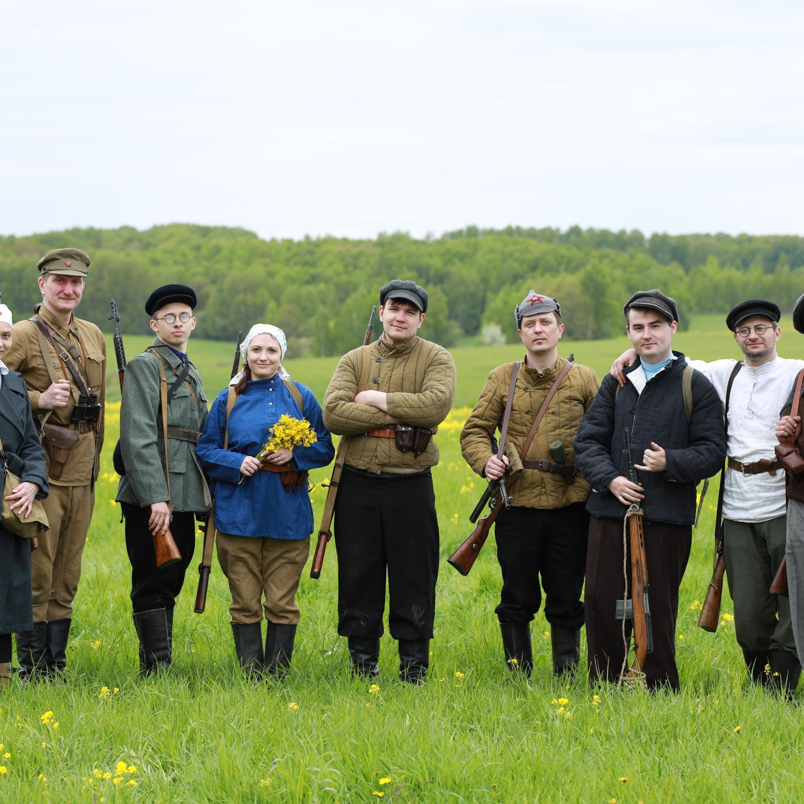 Репортаж с фестиваля реконструкции «Лесные мстители» г. Алексин.