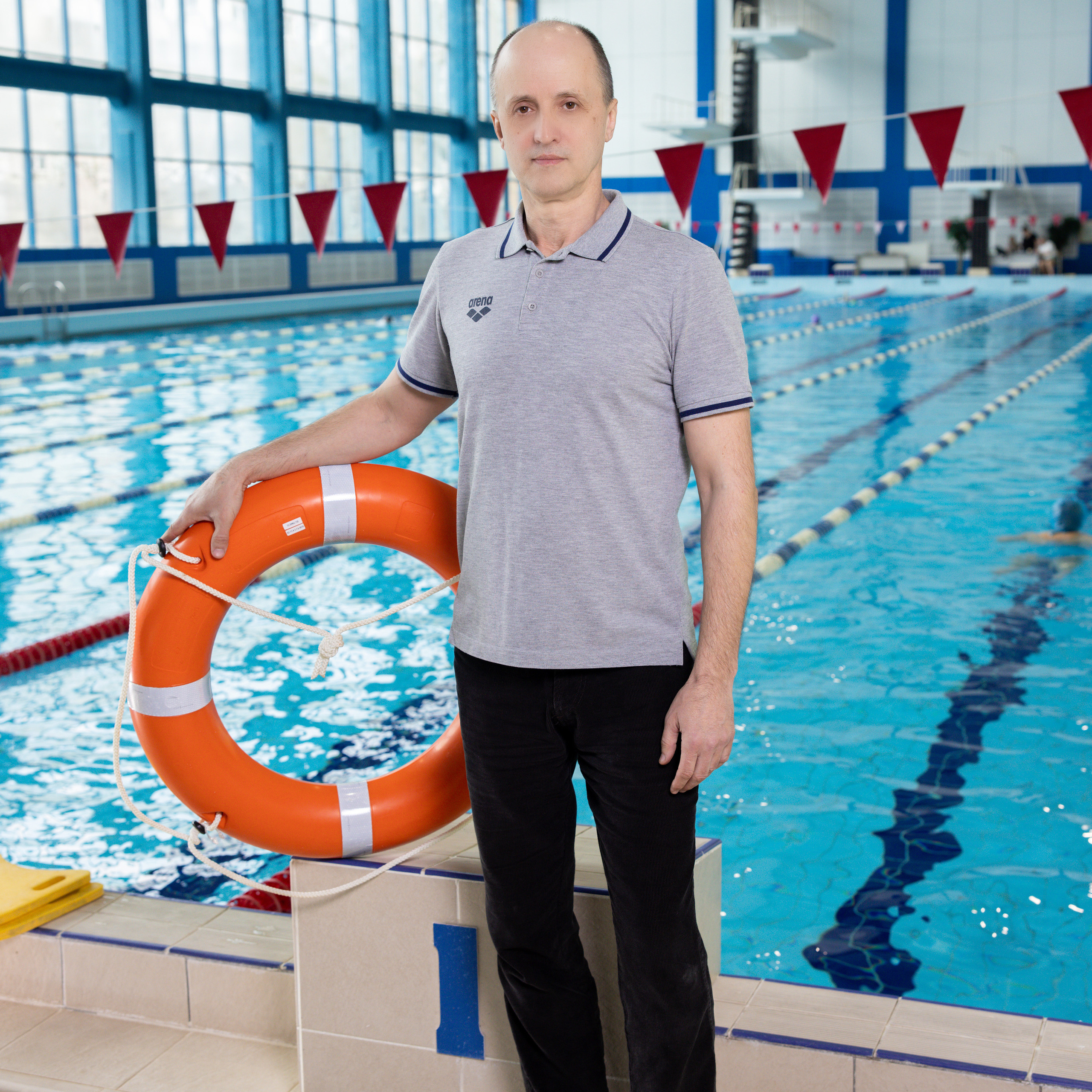 Фотосъемка для тренерского состава бассейна Арсенал Сanon R5 (28-70мм))