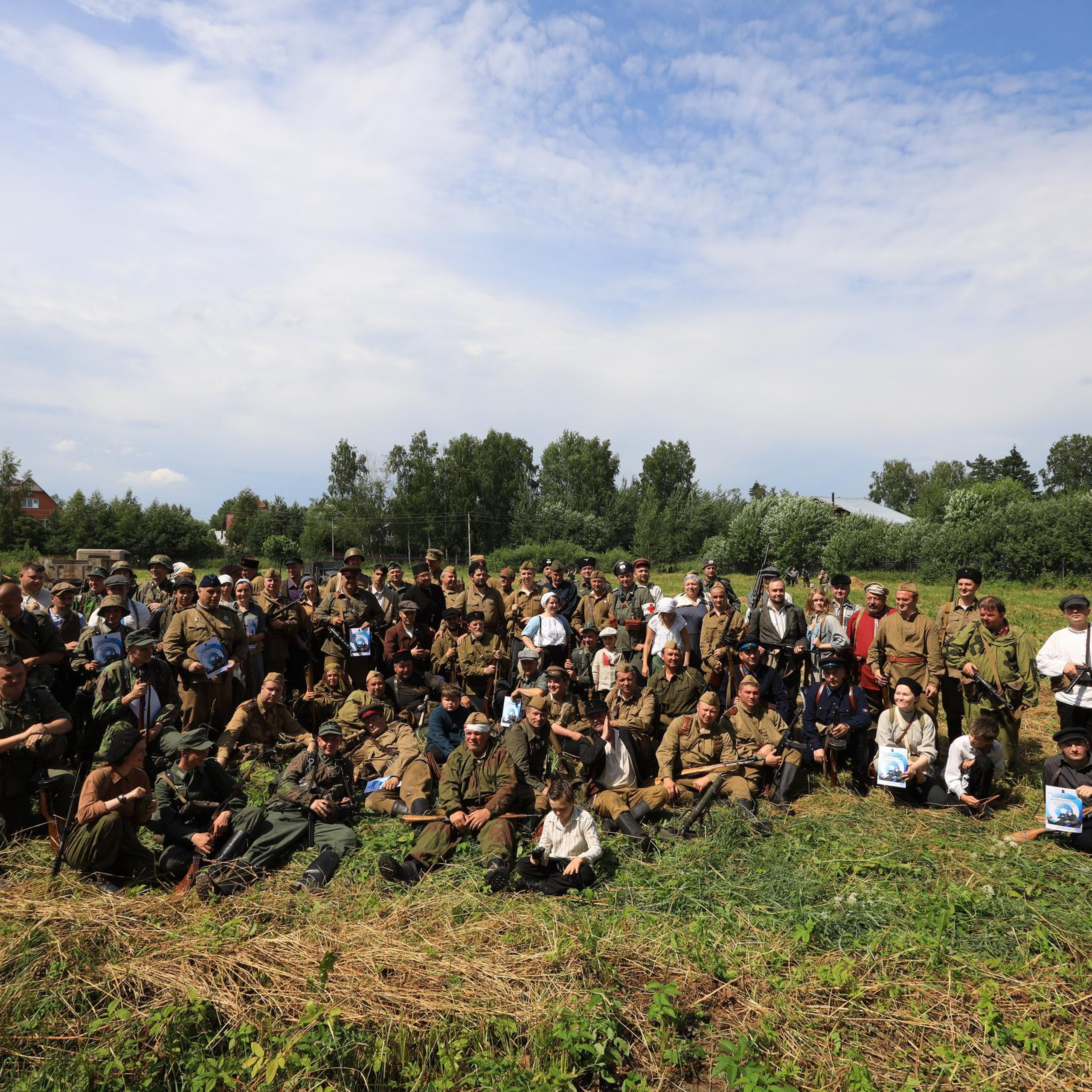 Репортаж Реконструкторы в МО