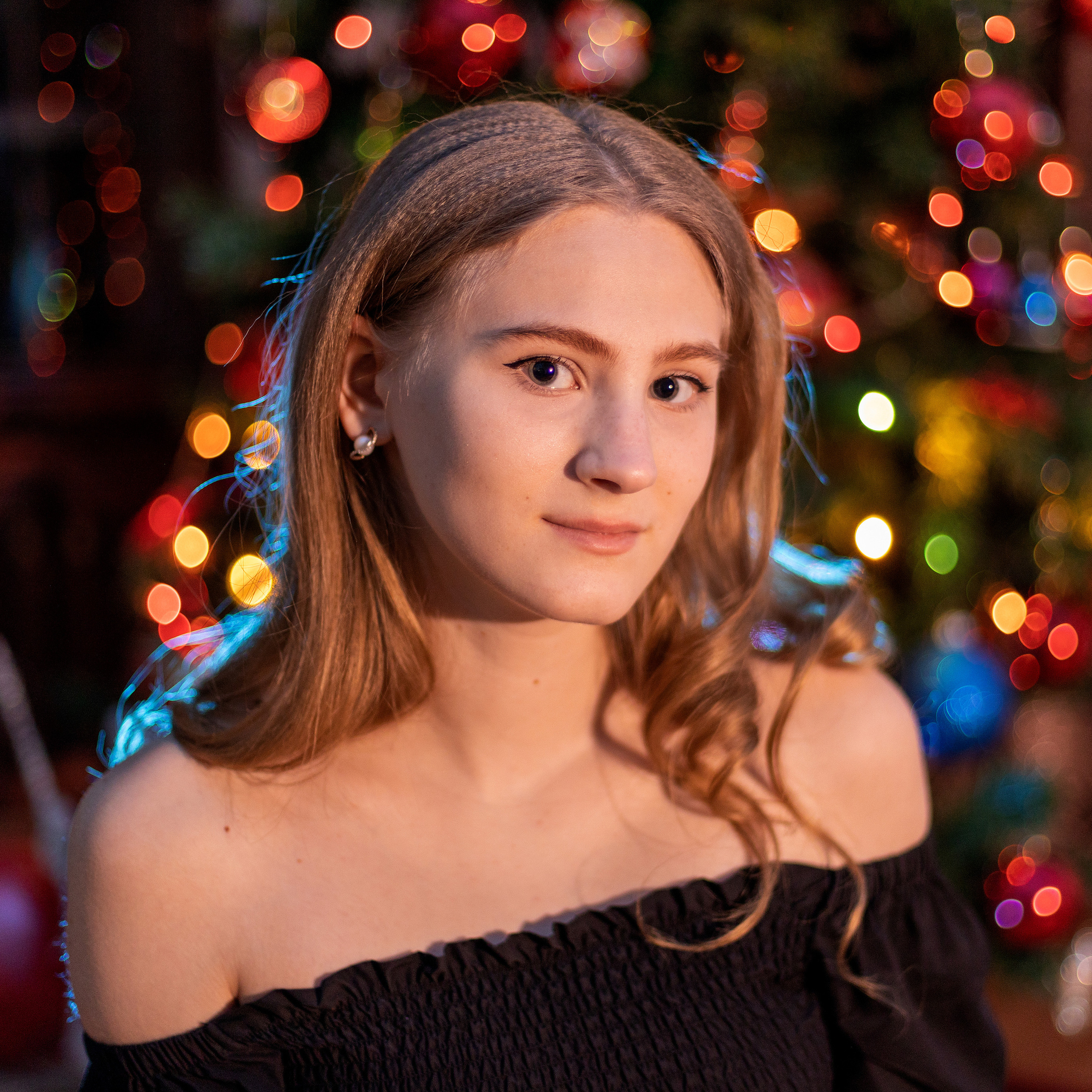 Портрет, 2 вспышки, светофильтры, синхронизатор, canon 50 мм 1,4 (образец боке).