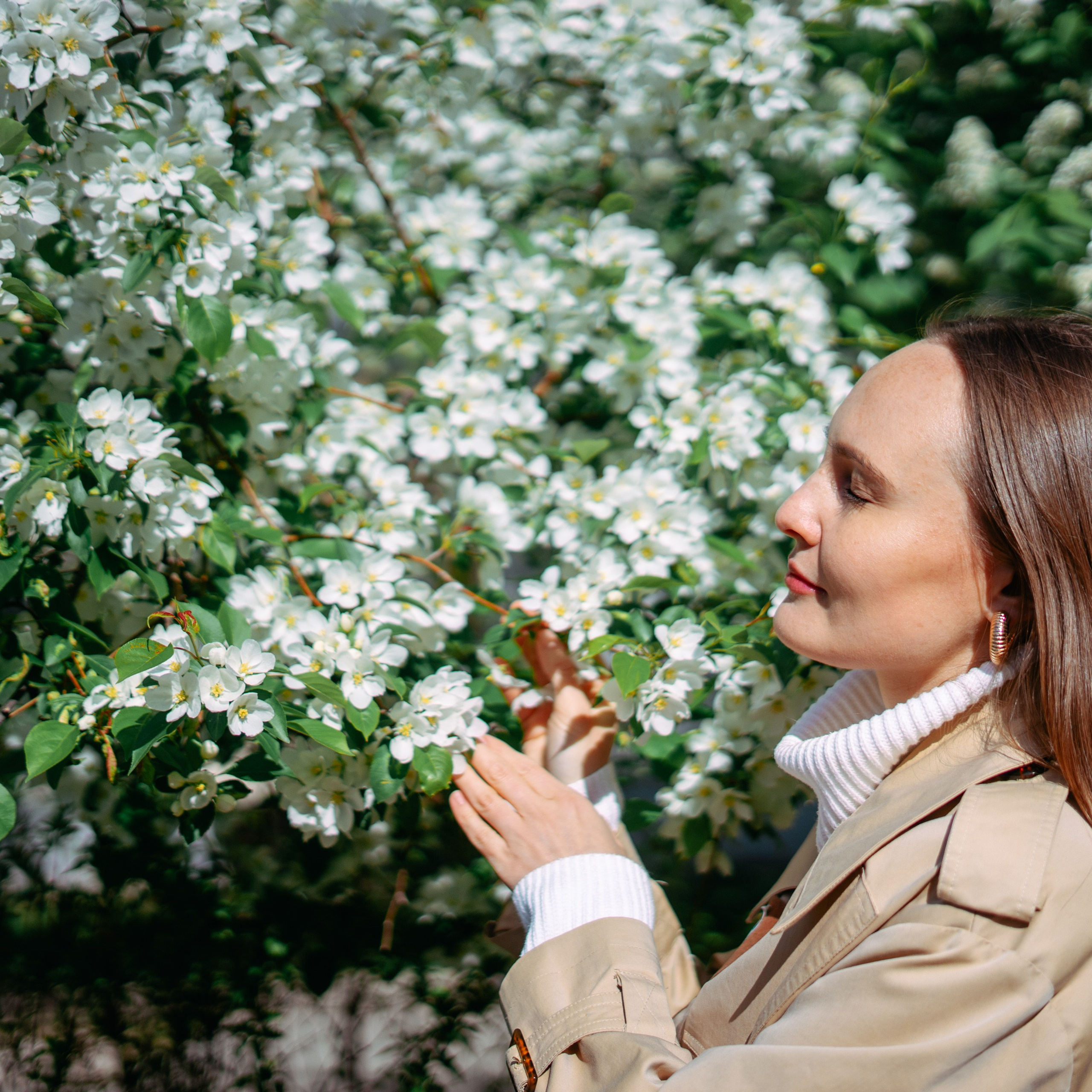 Екатерина в парке