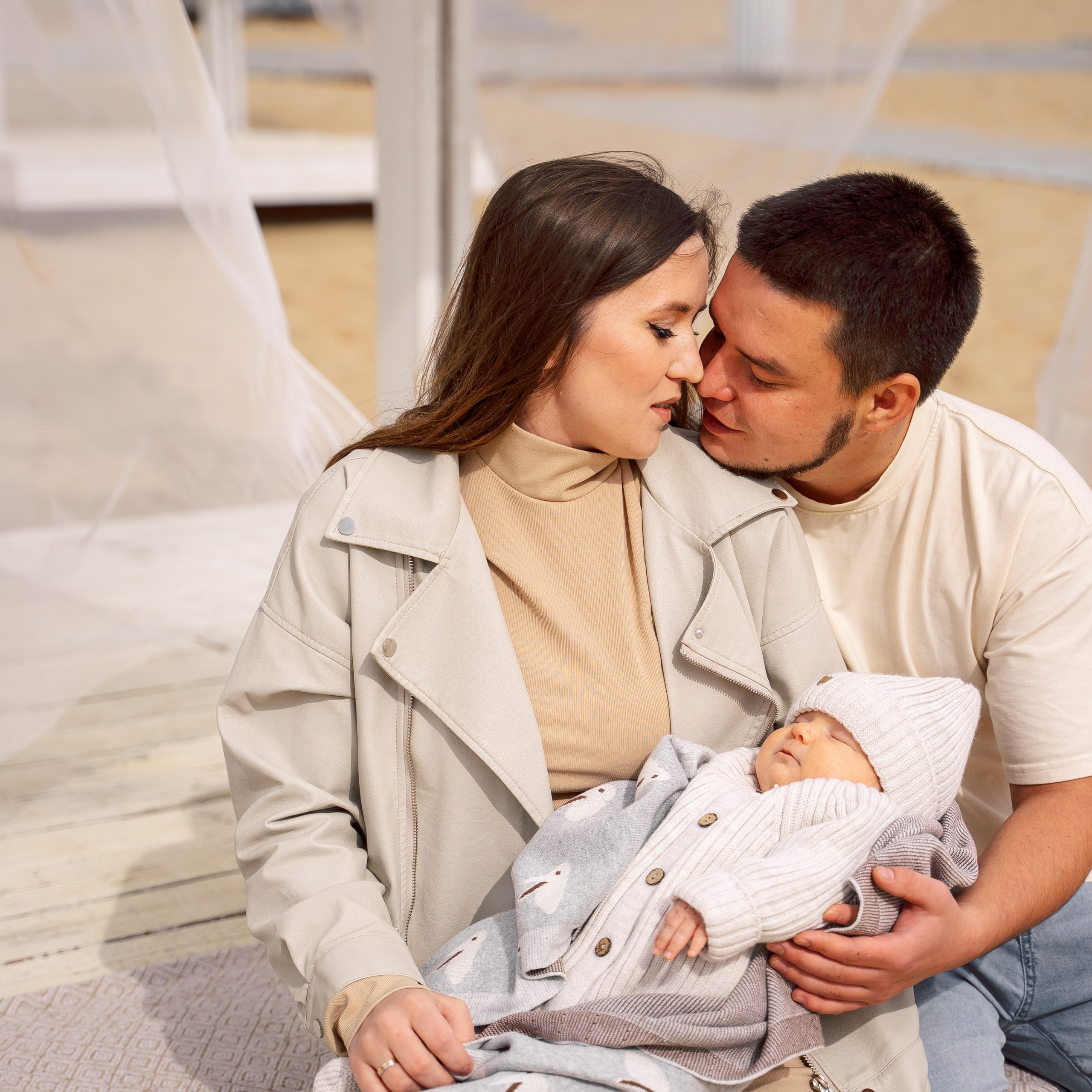 Время на пляже