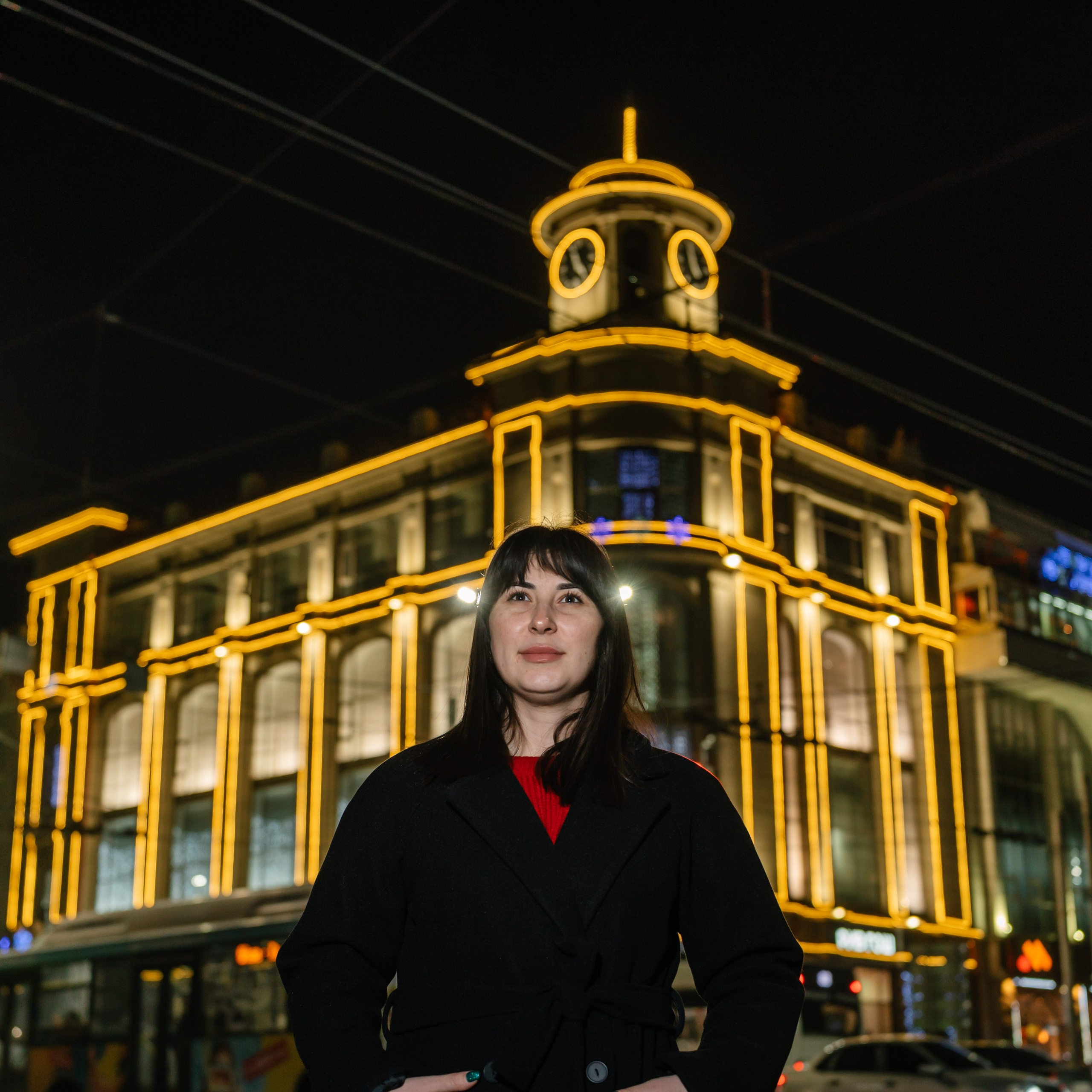 Новогодние уличные съемки