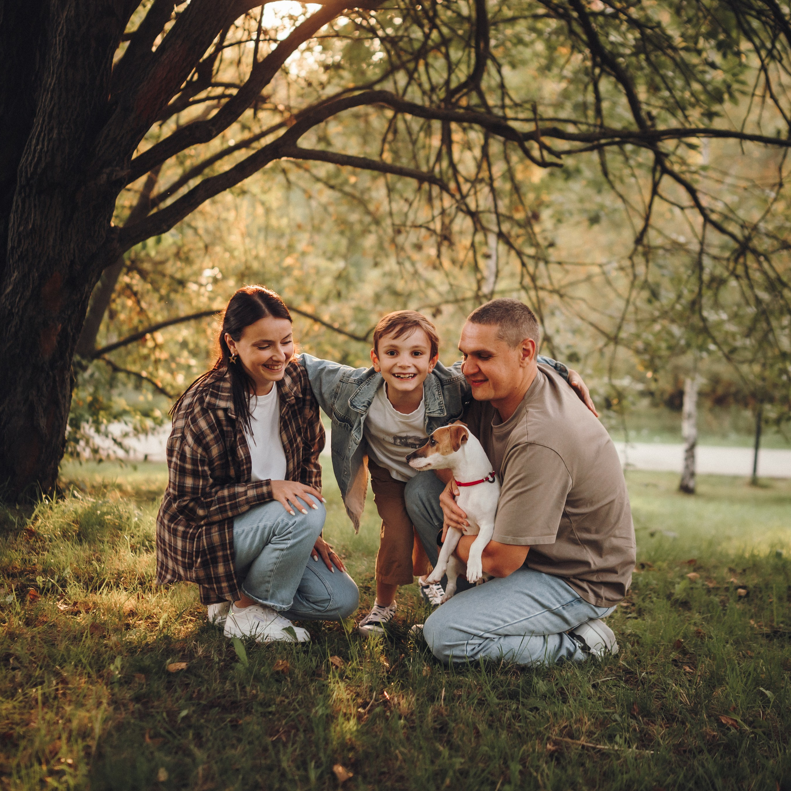 Алена, Илья, Даня и Данте