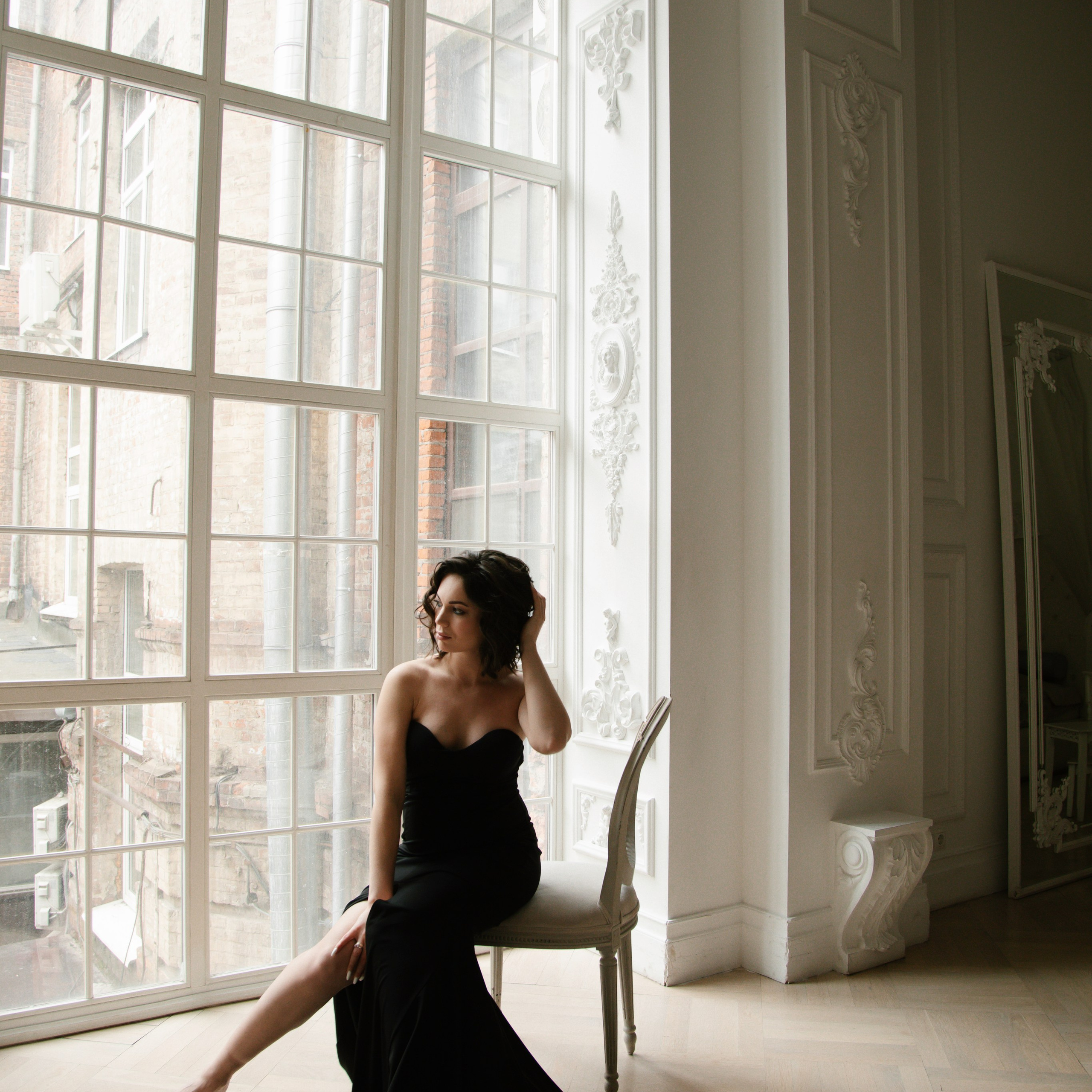 чёрное платье