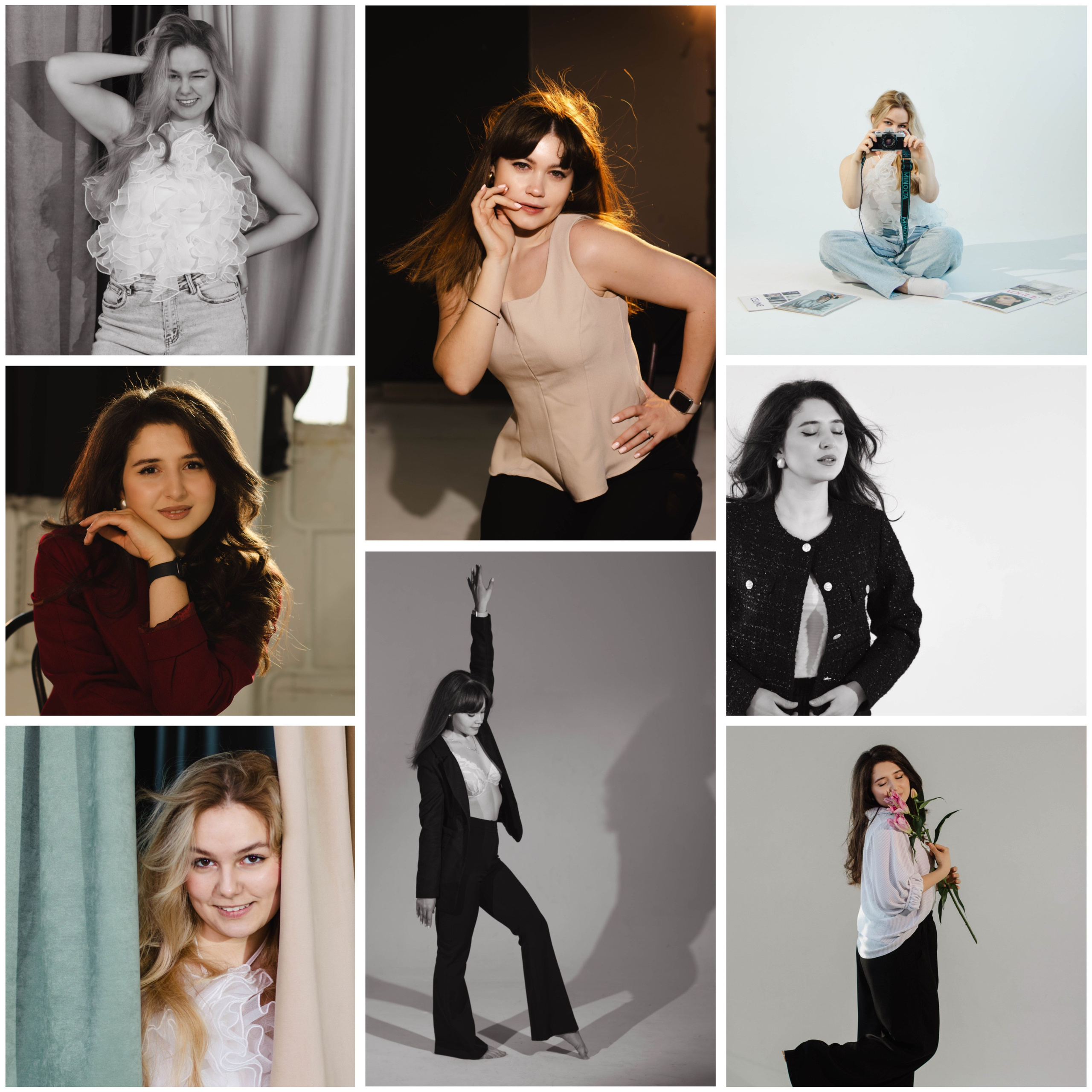 Женские Фотосессии на&nbsp;циклораме