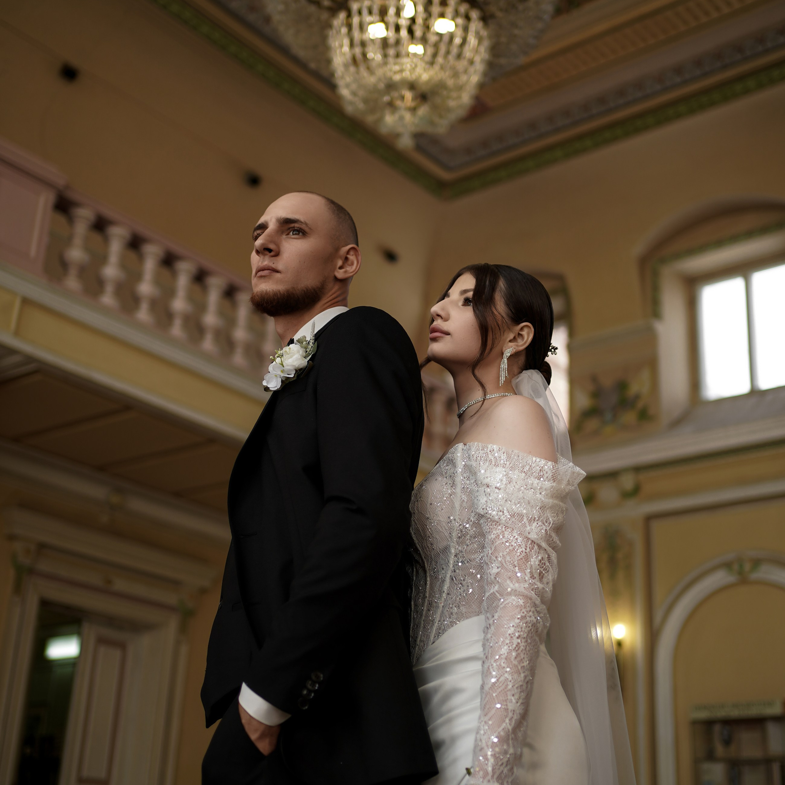 Эдуард и Анастасия на свадебной фотосессии в Новочеркасске