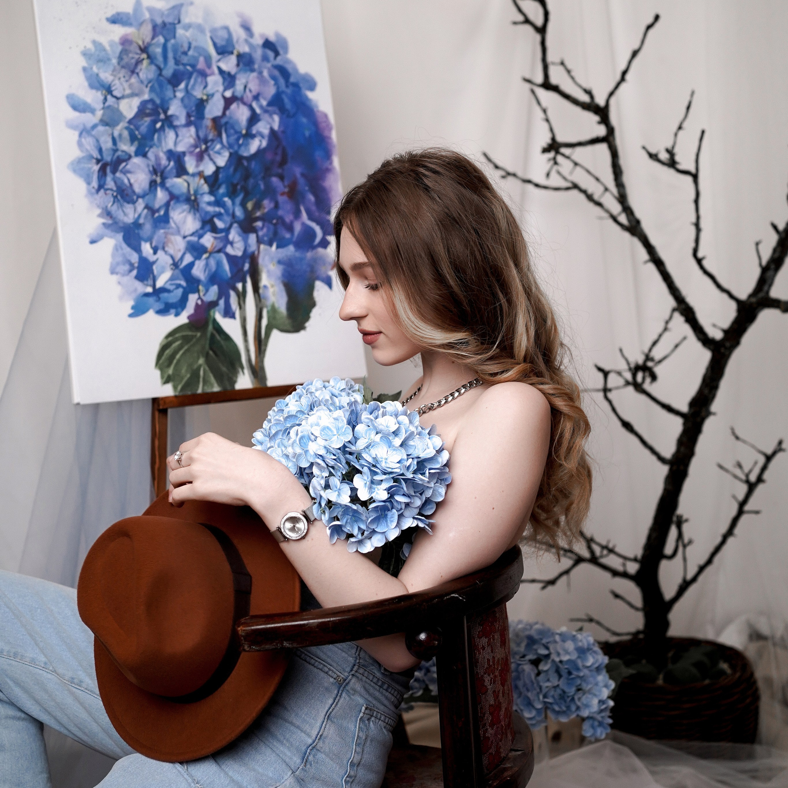 Женская фотосессия в&nbsp;студии Тепло в&nbsp;Новочеркасске