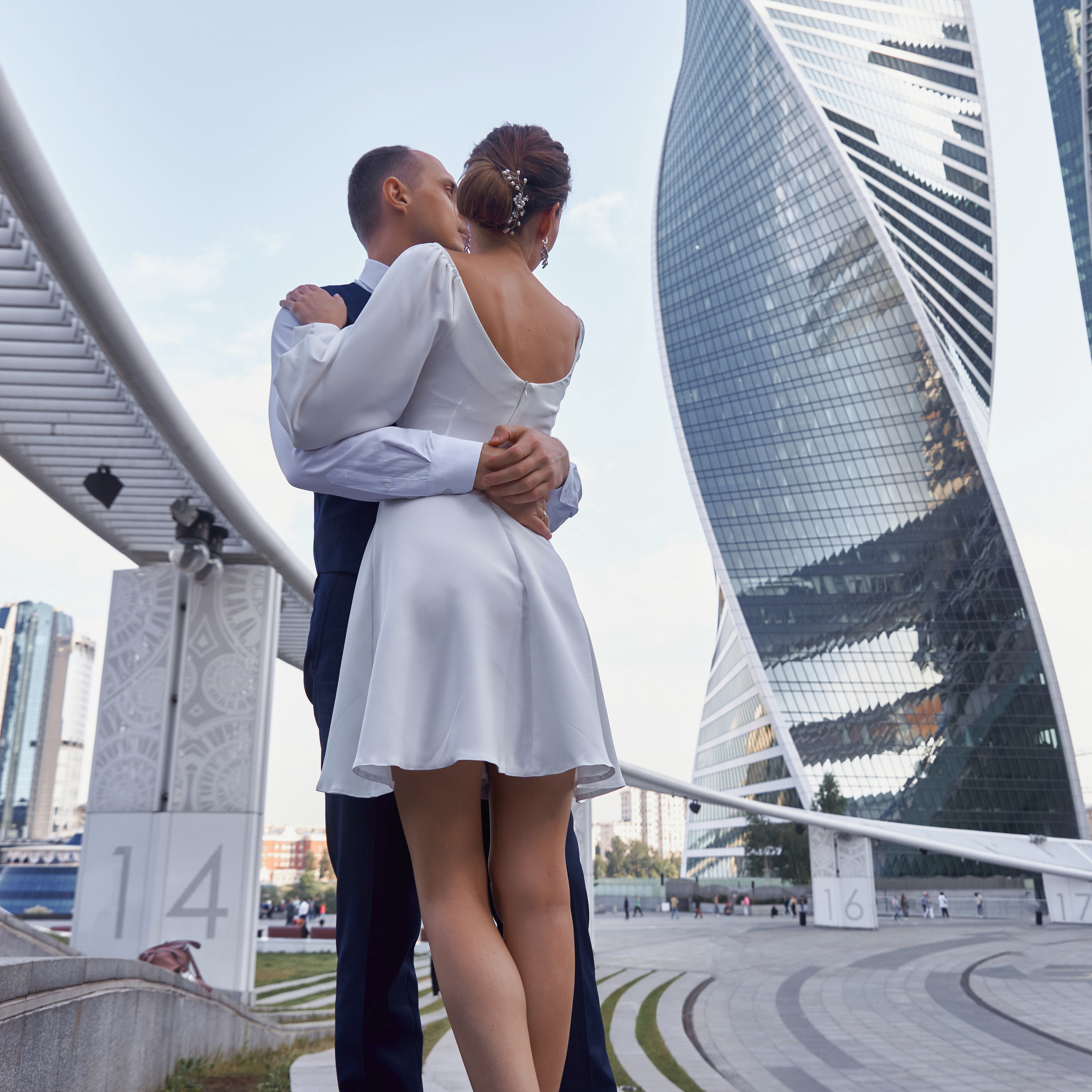 ЗАГС и прогулка в Москва Сити