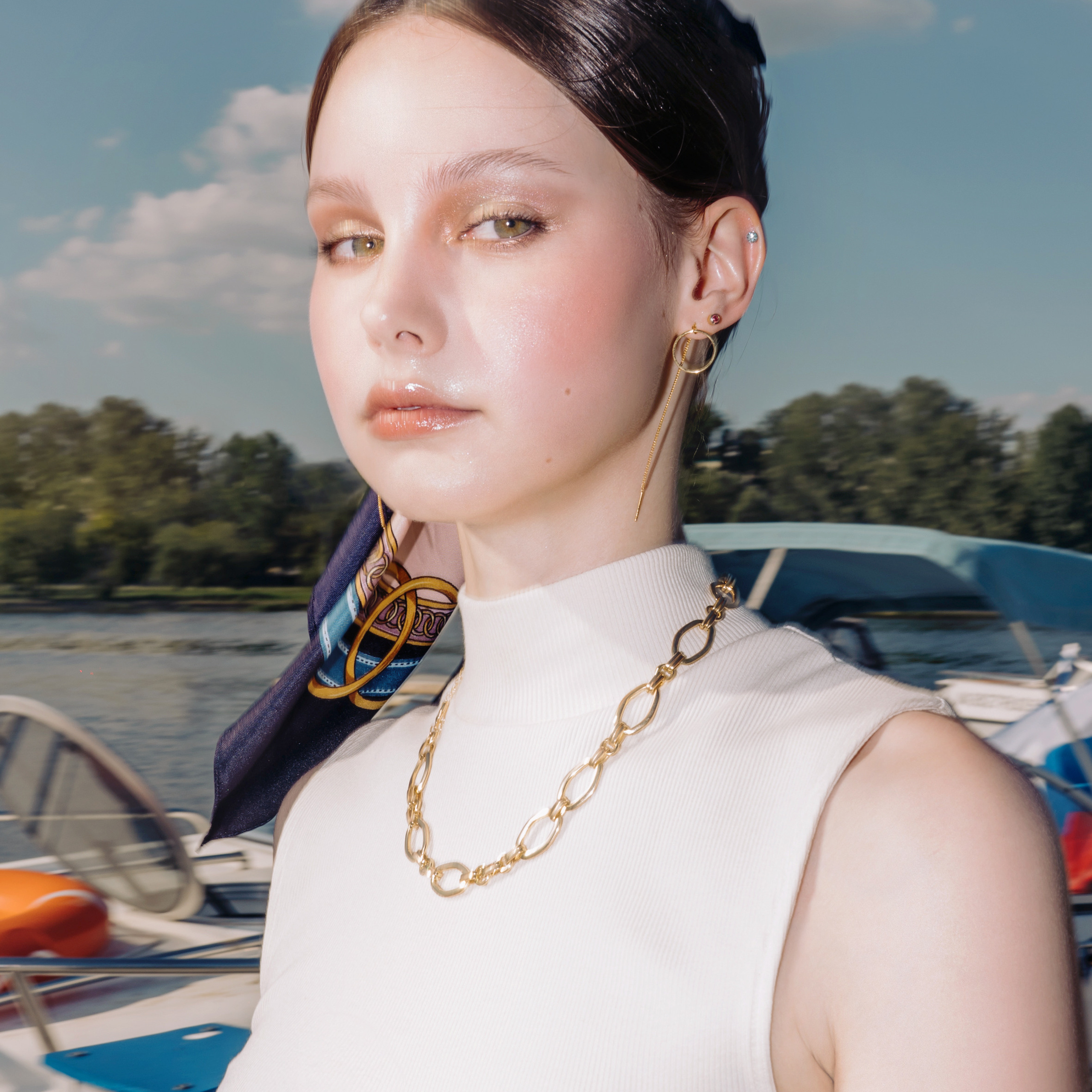 Съемка на пирсе для журнала Vmode