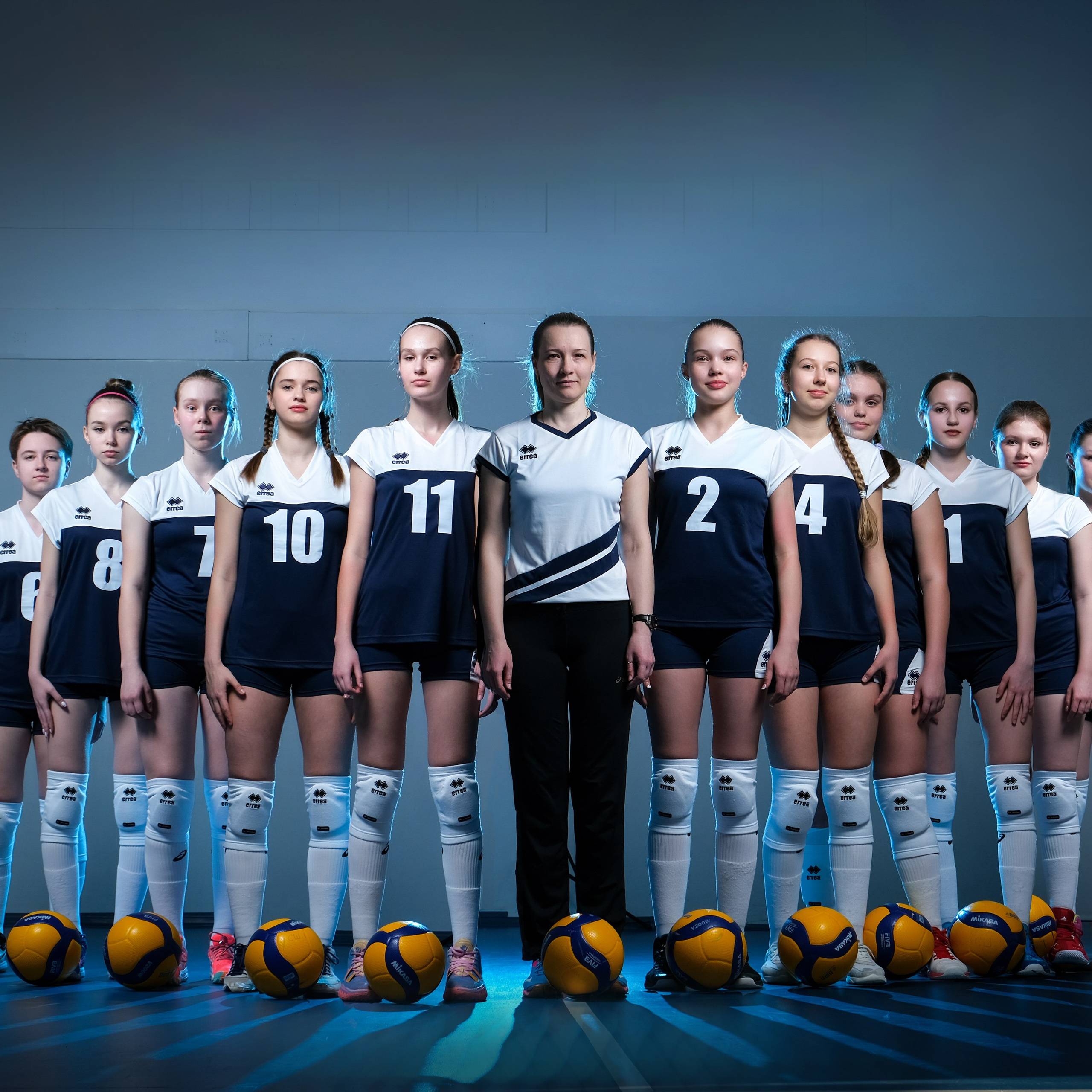 Фотосеессия для фолейболисток в Сыктывкаре