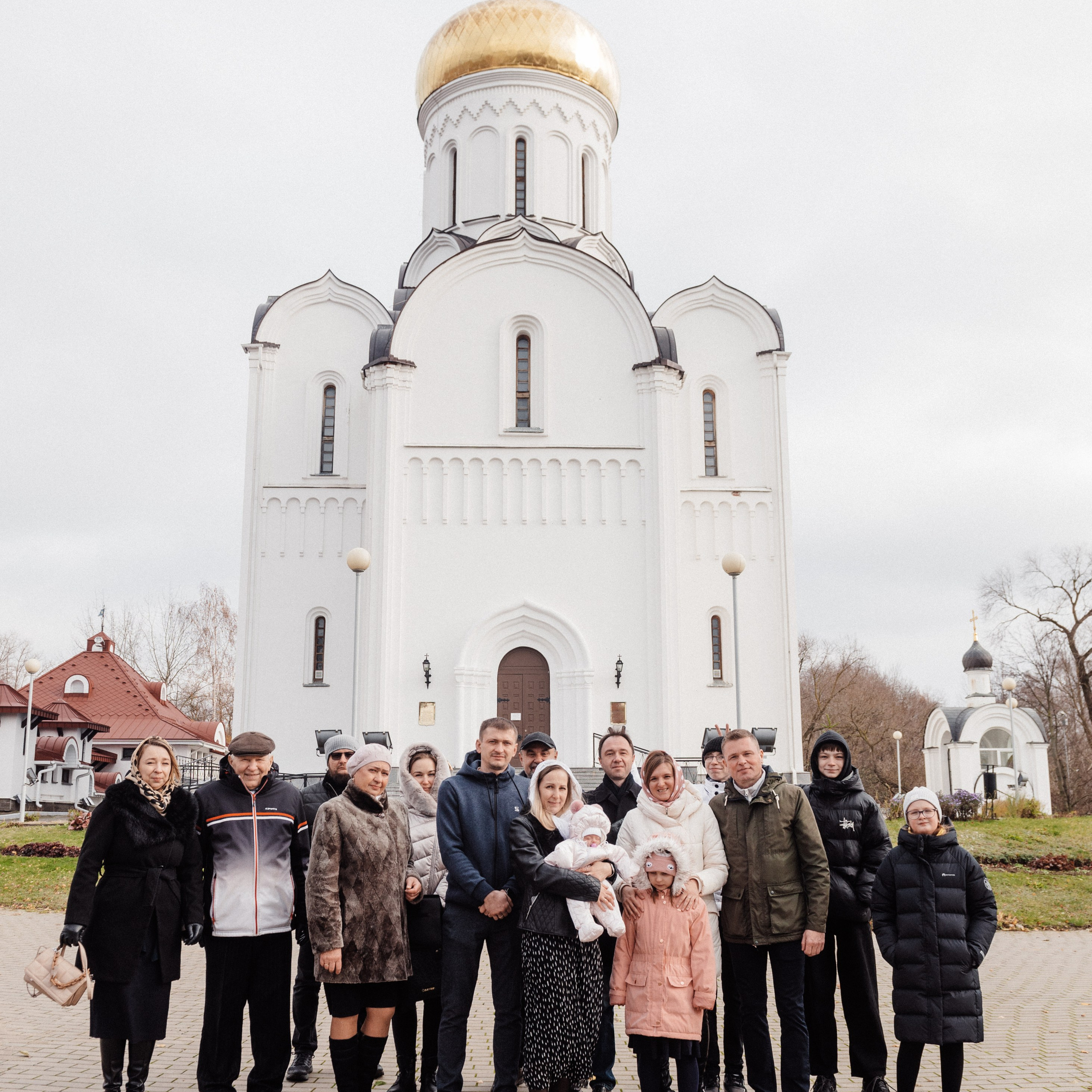 Храм Пресвятой Богородицы, крещение Алены. Фотограф в Минске