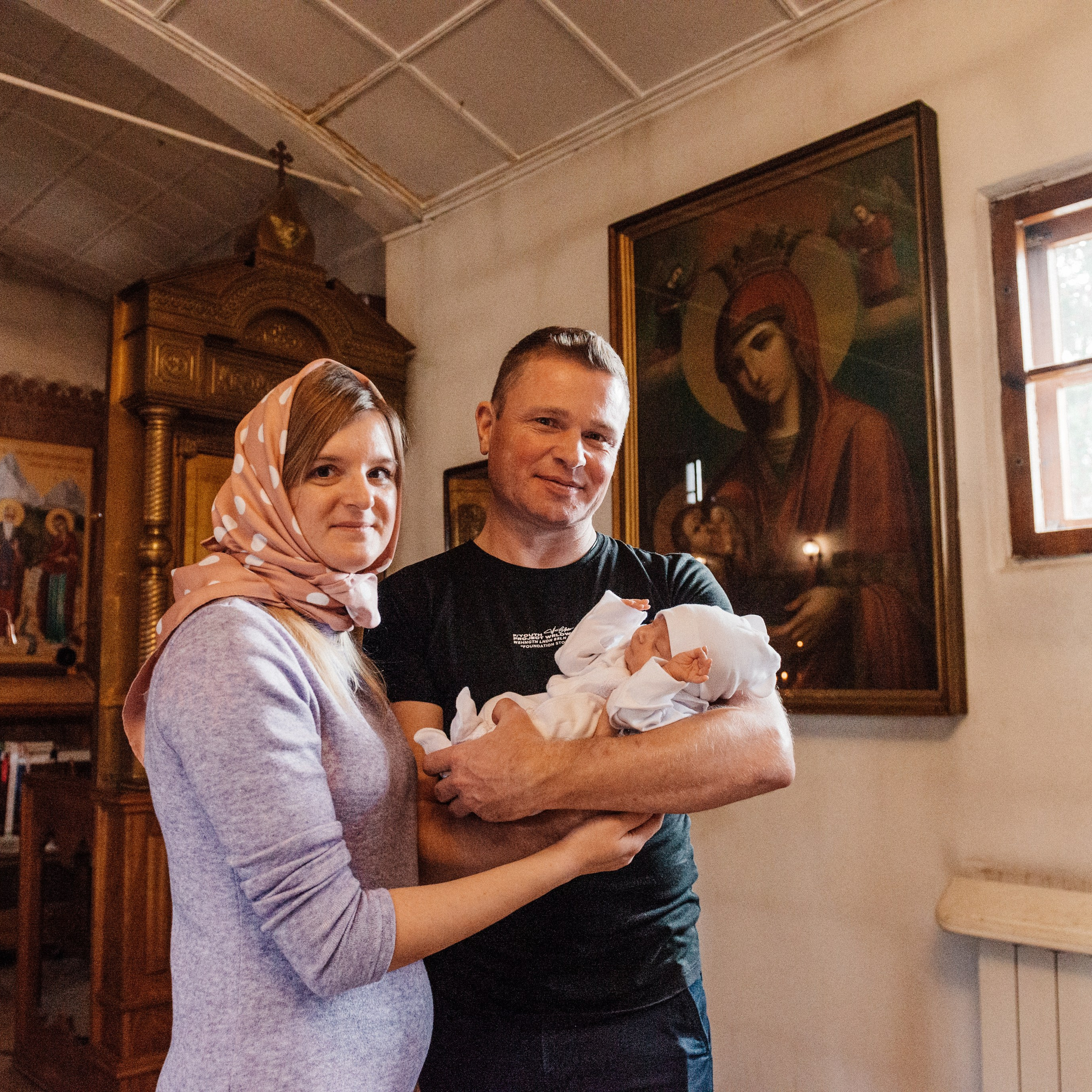 Храм Пресвятой Богородицы, крещение Алены. Фотограф в Минске