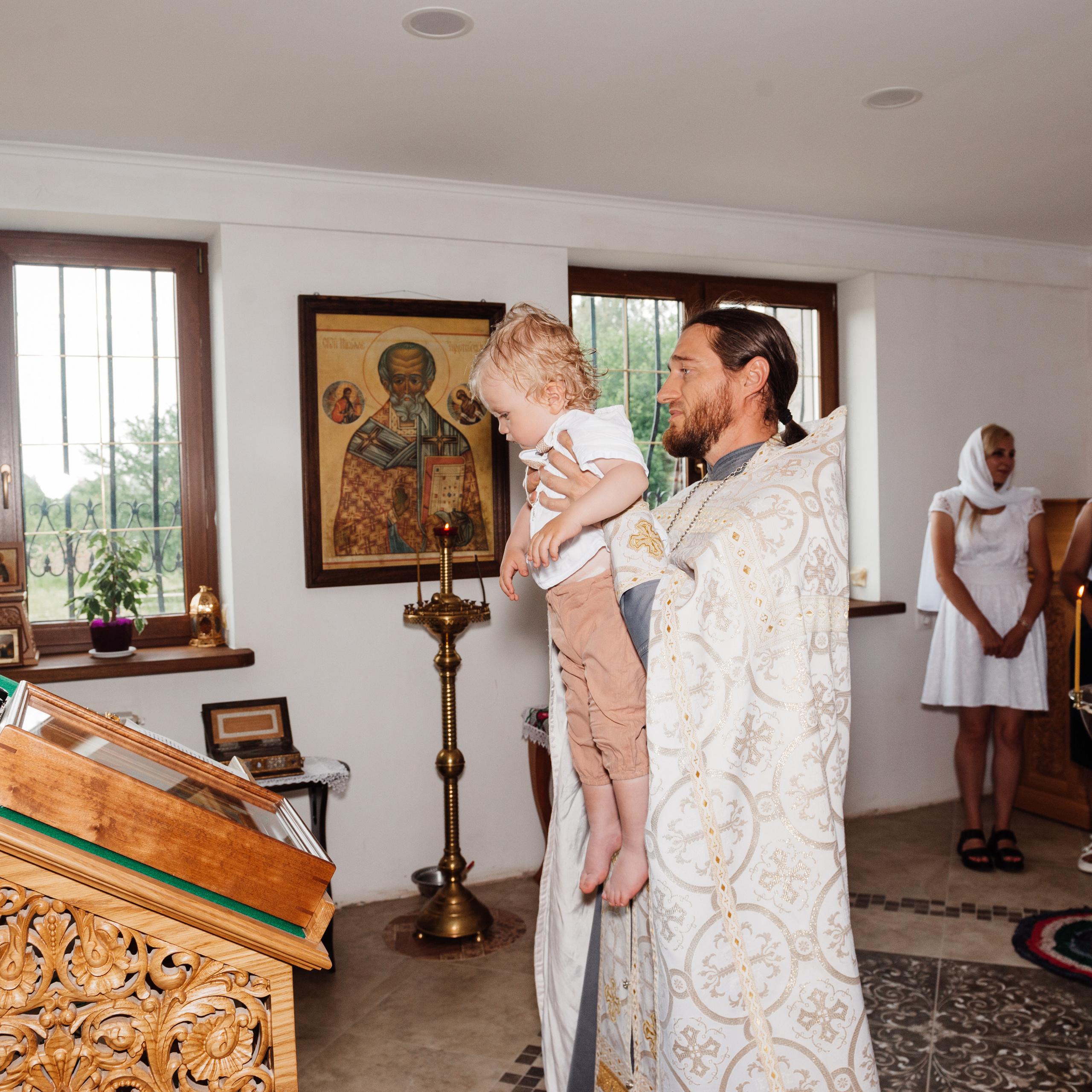 Троицкий храм Хатежино, крещение Стефана. Фотограф в Минске