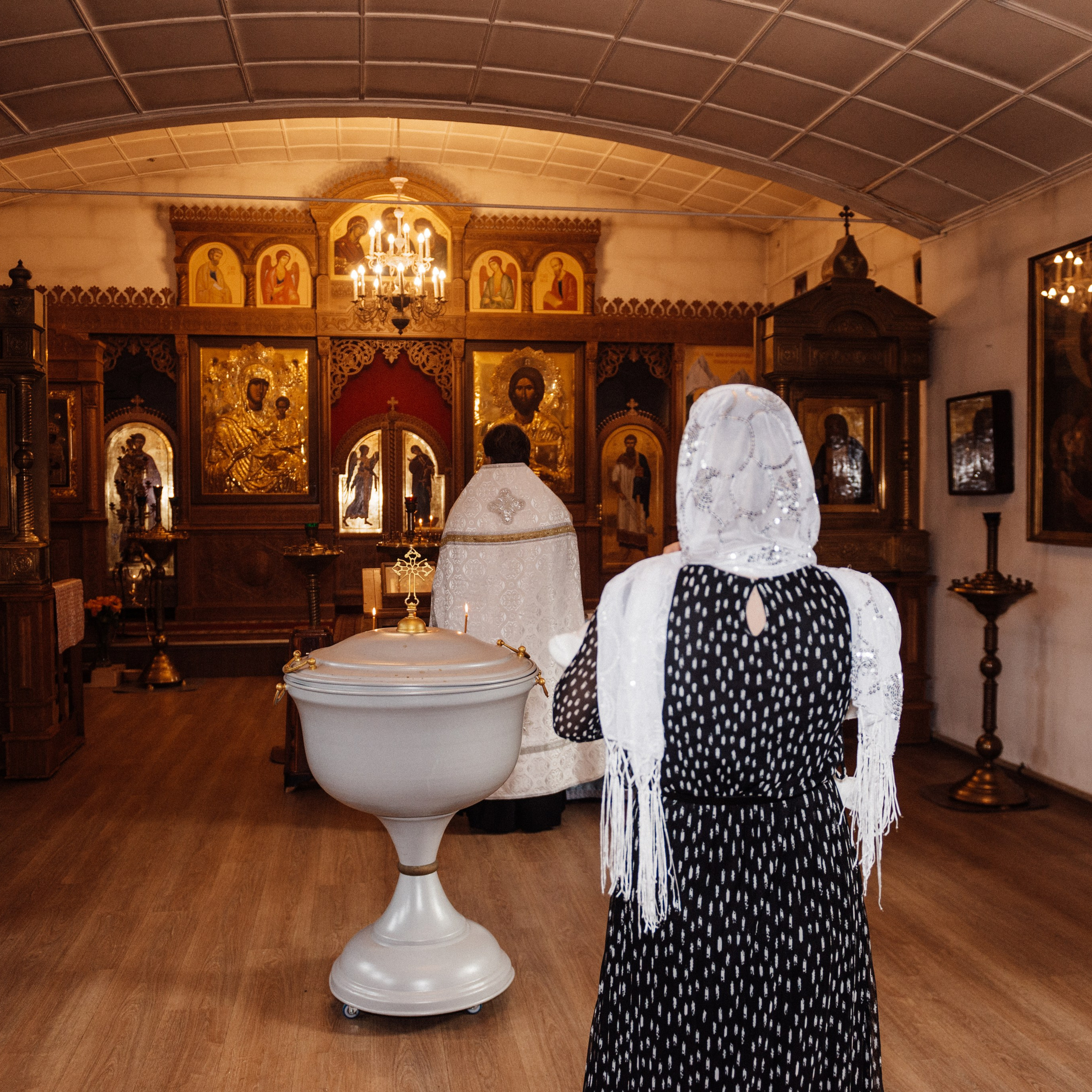 Храм Пресвятой Богородицы, крещение Алены. Фотограф в Минске