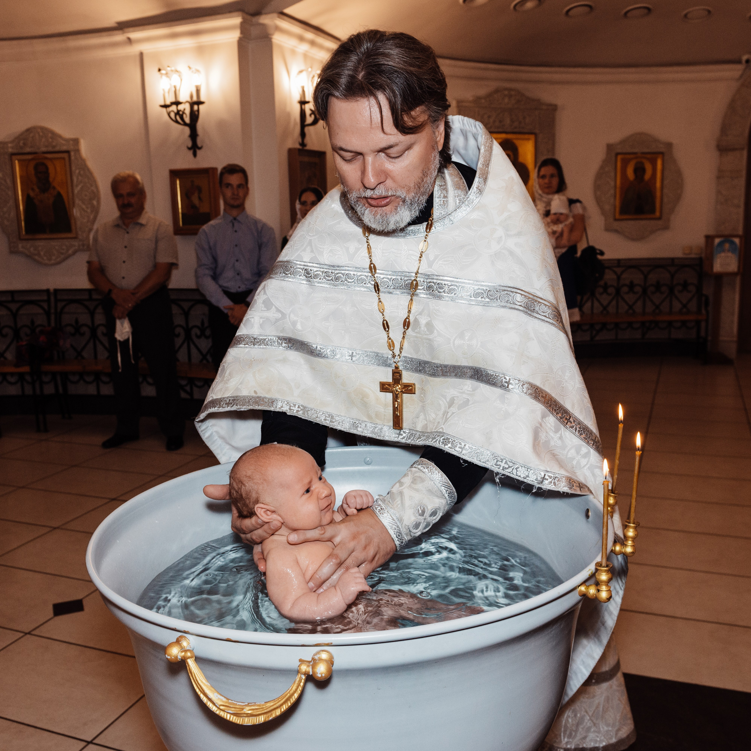 Храм Пресвятой Богородицы, крещение Марка. Фотограф в Минске