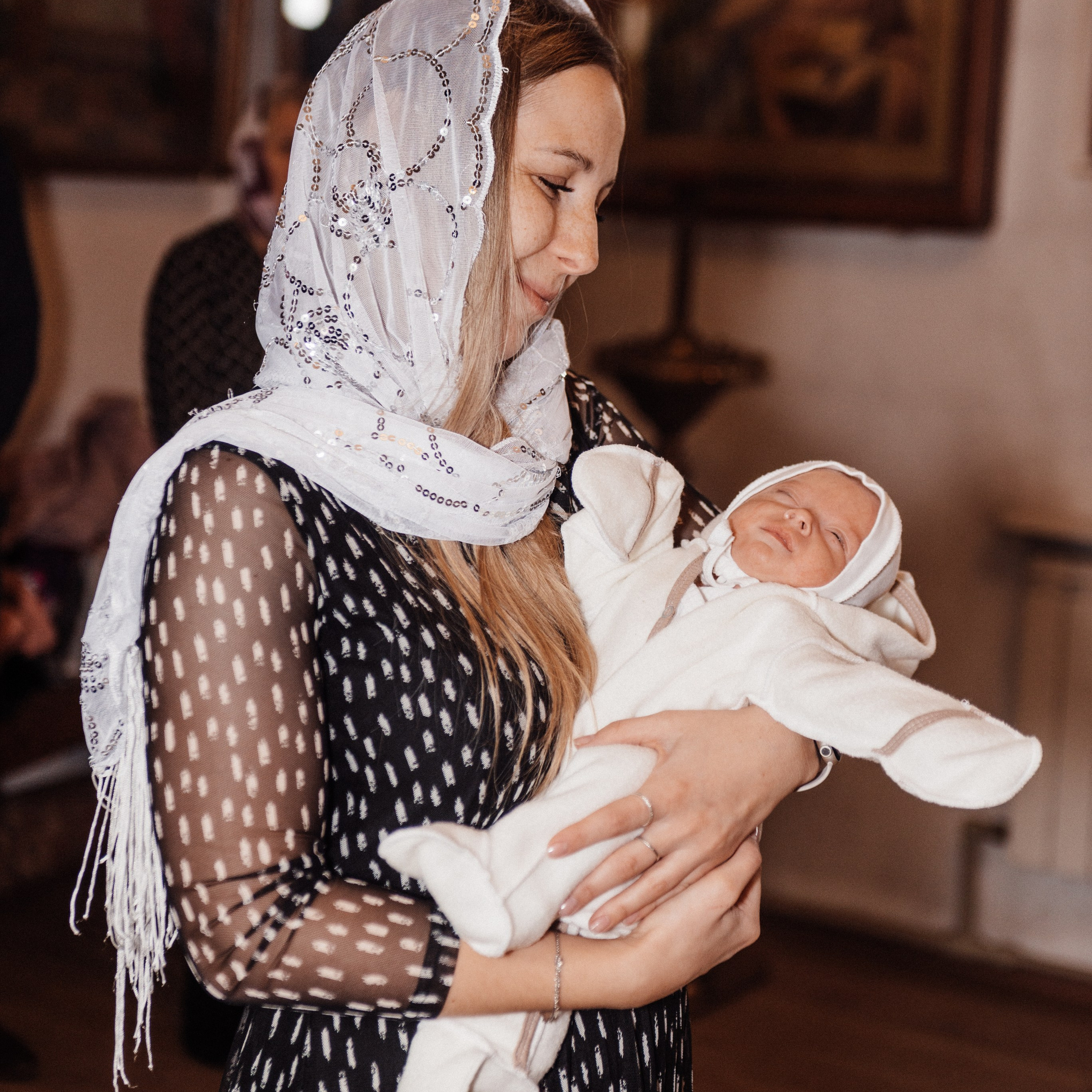 Храм Пресвятой Богородицы, крещение Алены. Фотограф в Минске
