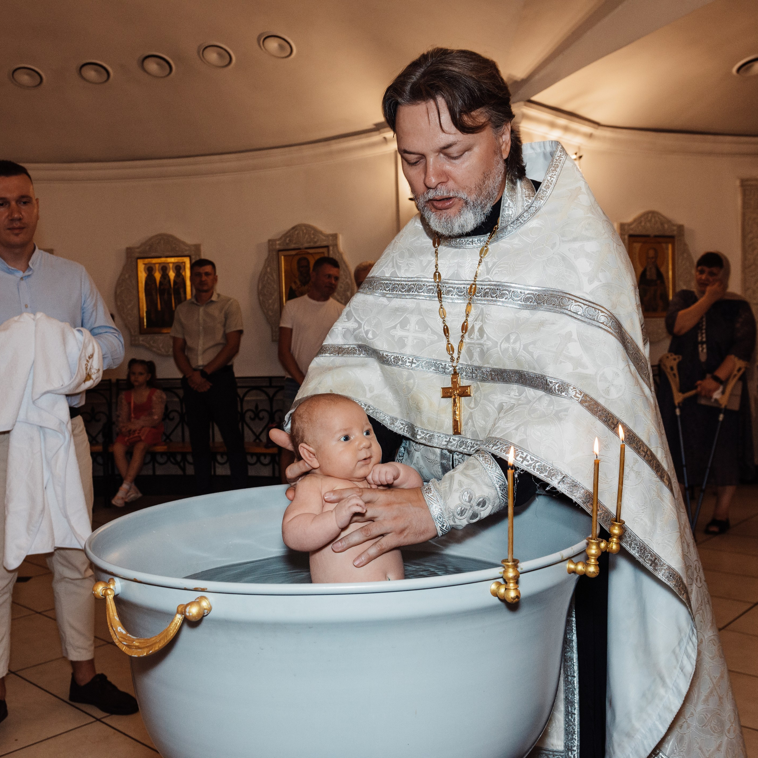 Храм Пресвятой Богородицы, крещение Марка. Фотограф в Минске