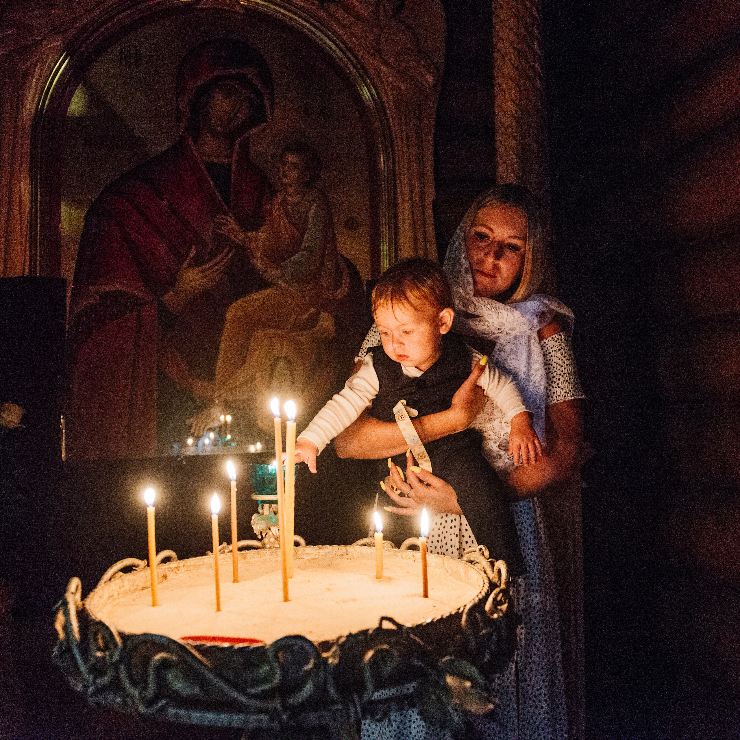Храм Всех Святых, крещение Романа. Фотограф в Минске