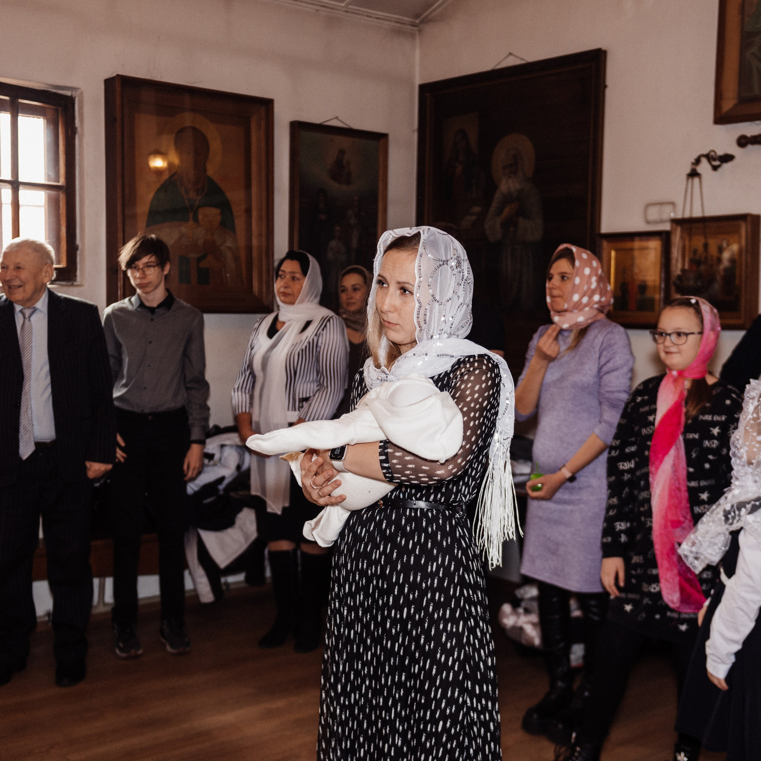 Храм Пресвятой Богородицы, крещение Алены. Фотограф в Минске