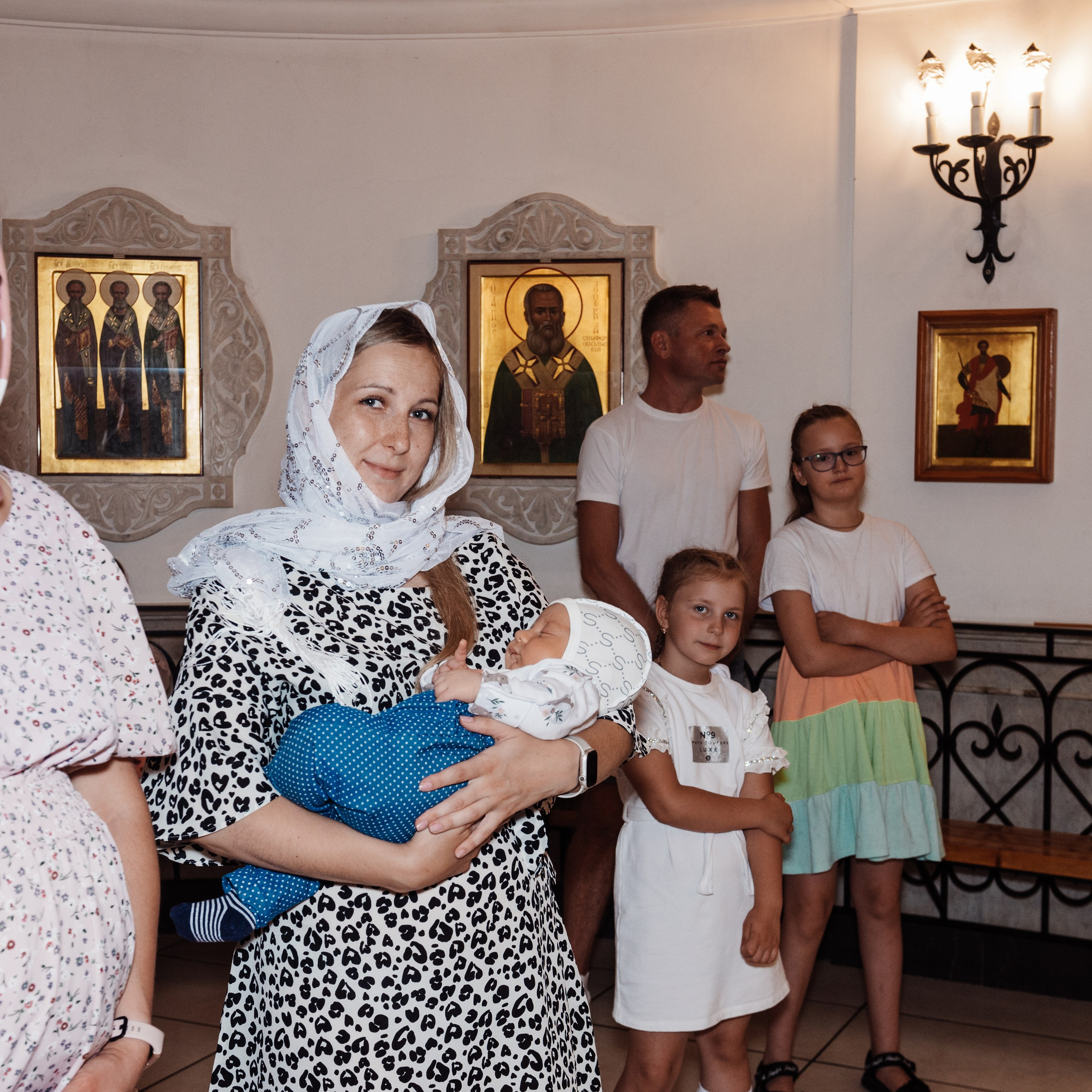 Храм Пресвятой Богородицы, крещение Марка. Фотограф в Минске