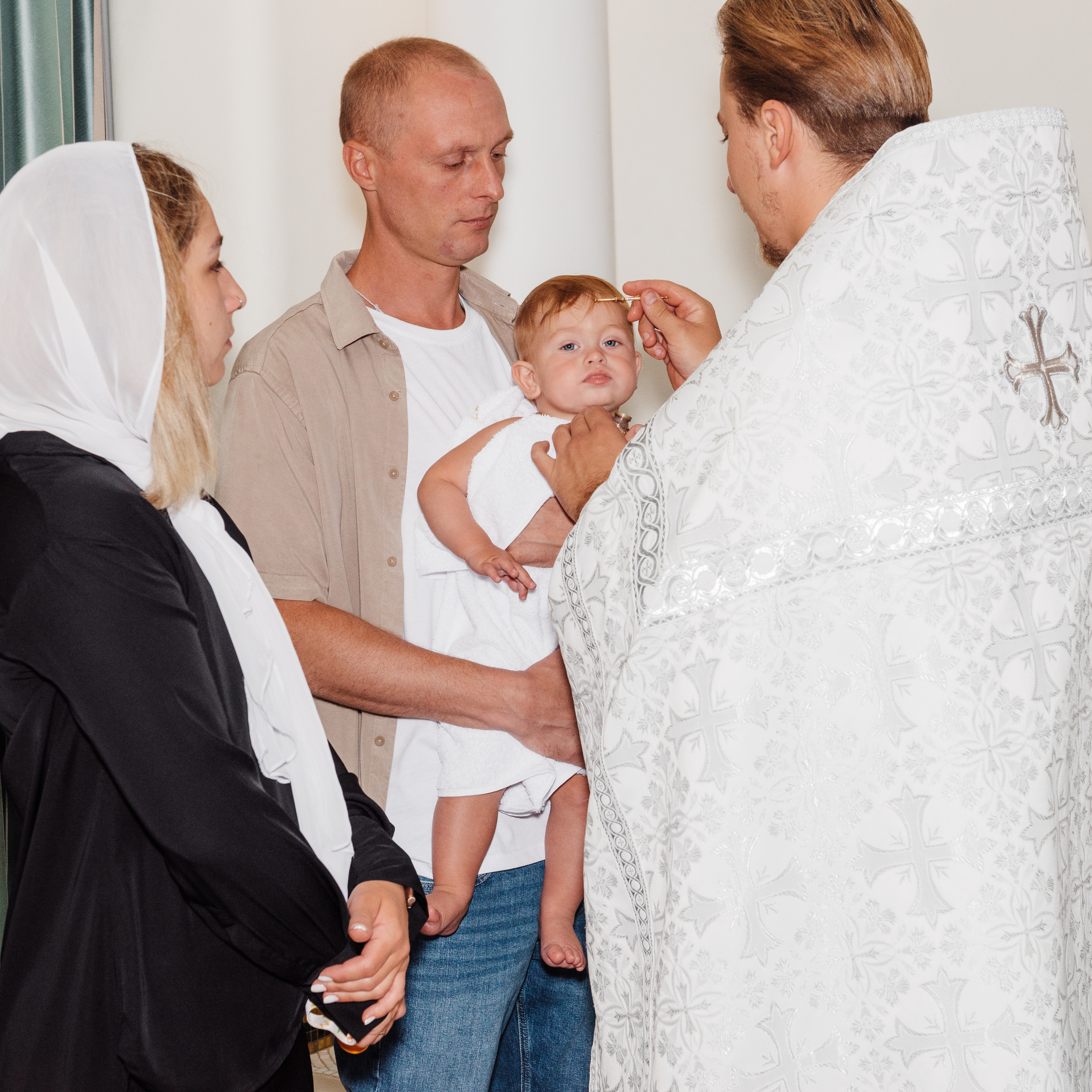 Храм Всех Святых, крещение Романа. Фотограф в Минске