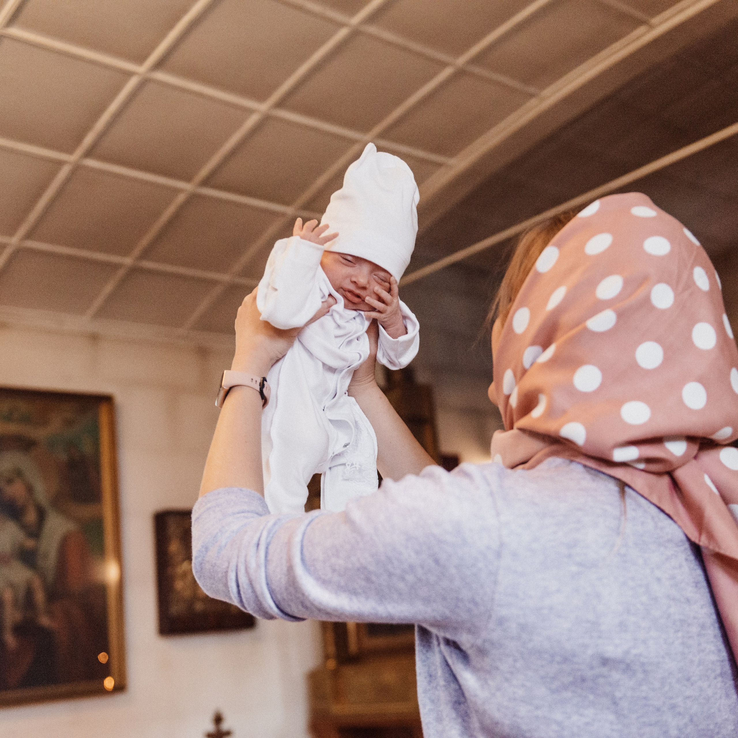 Храм Пресвятой Богородицы, крещение Алены. Фотограф в Минске