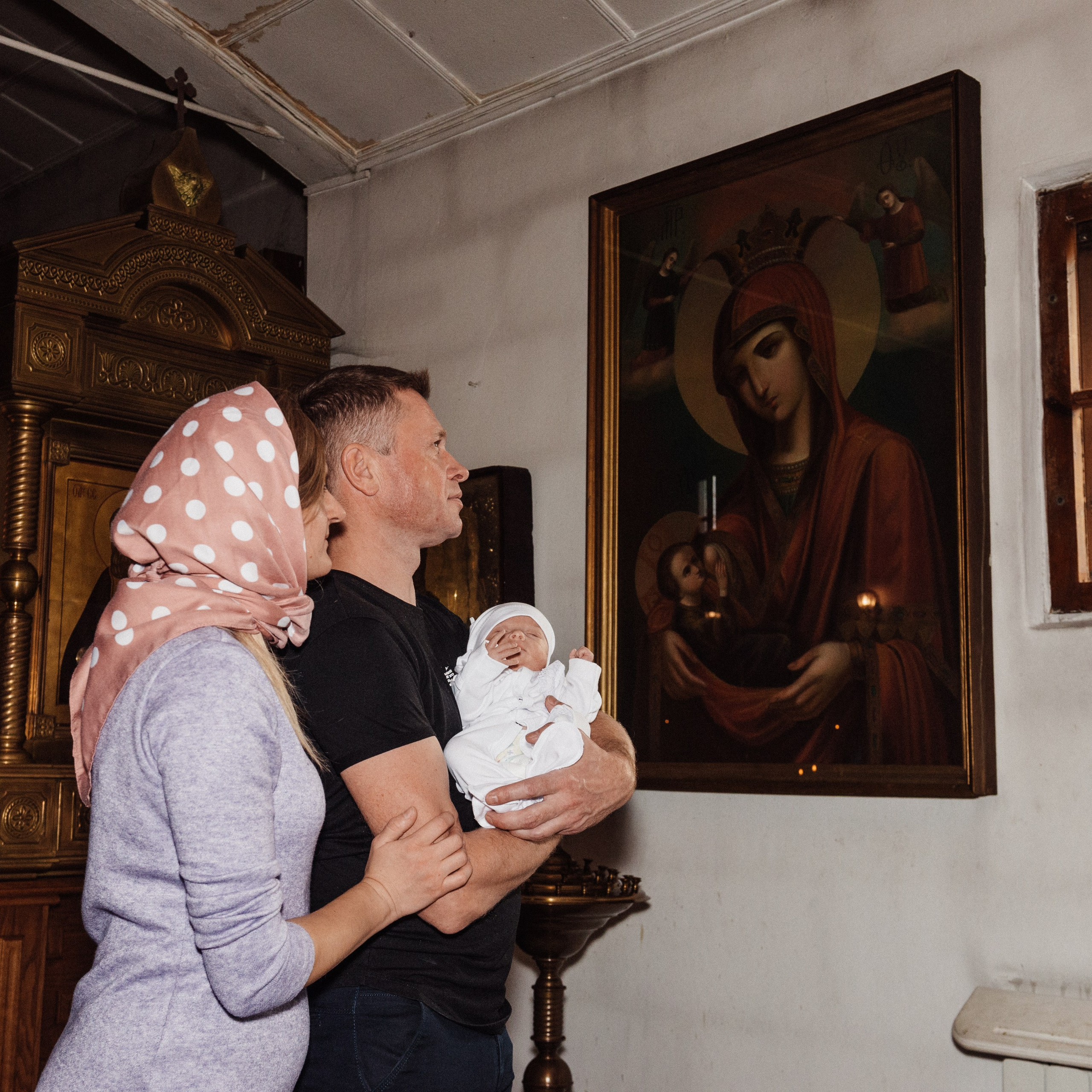 Храм Пресвятой Богородицы, крещение Алены. Фотограф в Минске