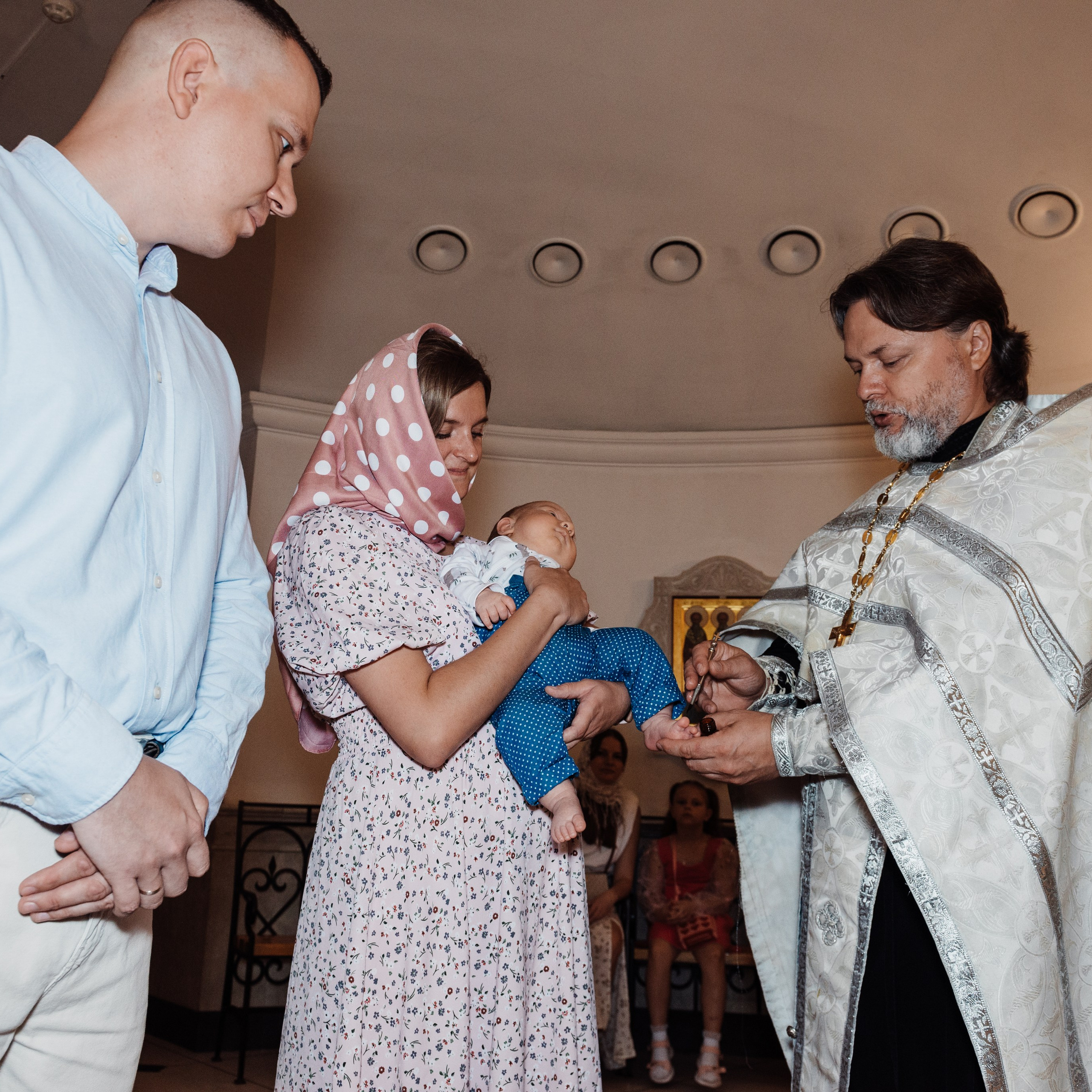 Храм Пресвятой Богородицы, крещение Марка. Фотограф в Минске