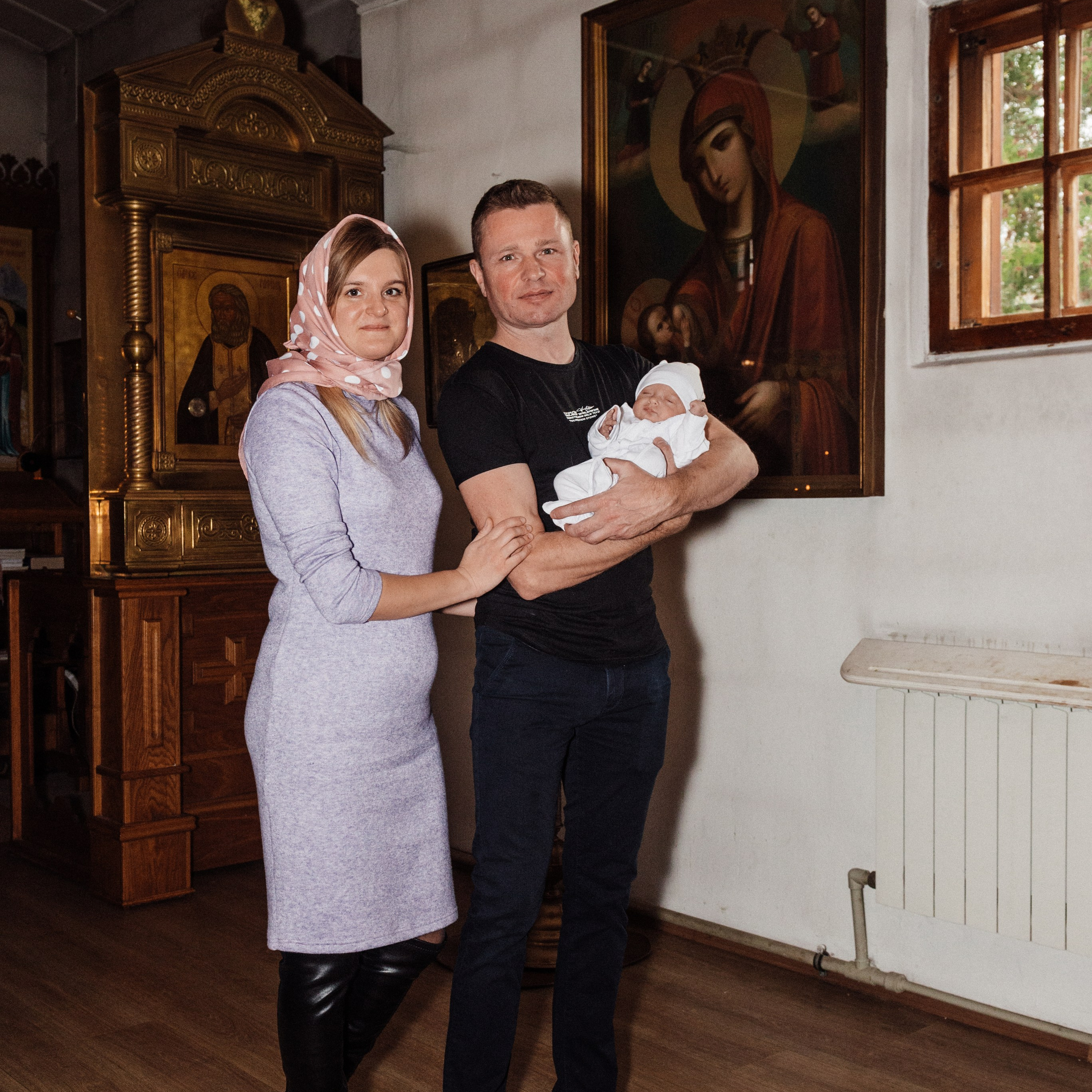 Храм Пресвятой Богородицы, крещение Алены. Фотограф в Минске