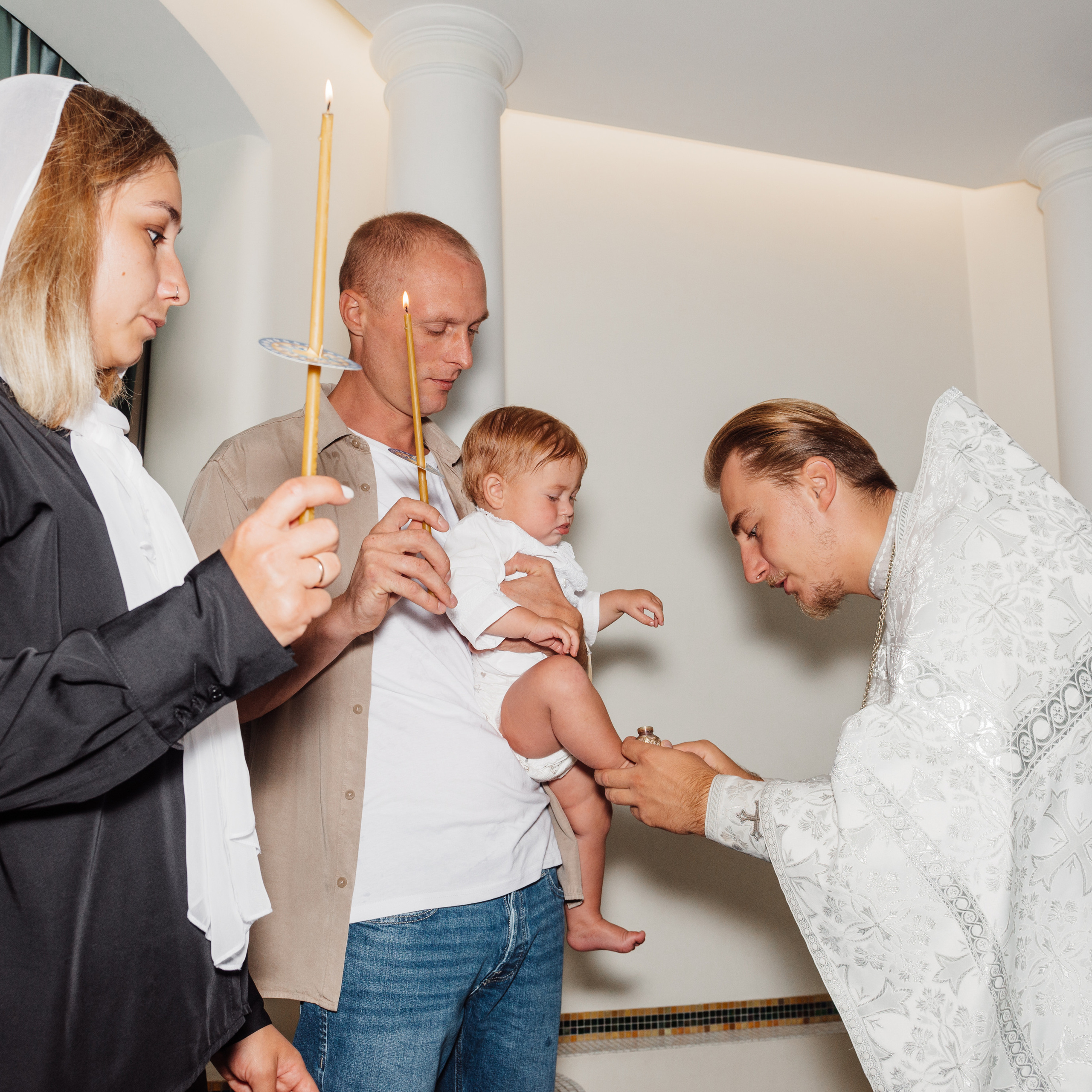 Храм Всех Святых, крещение Романа. Фотограф в Минске